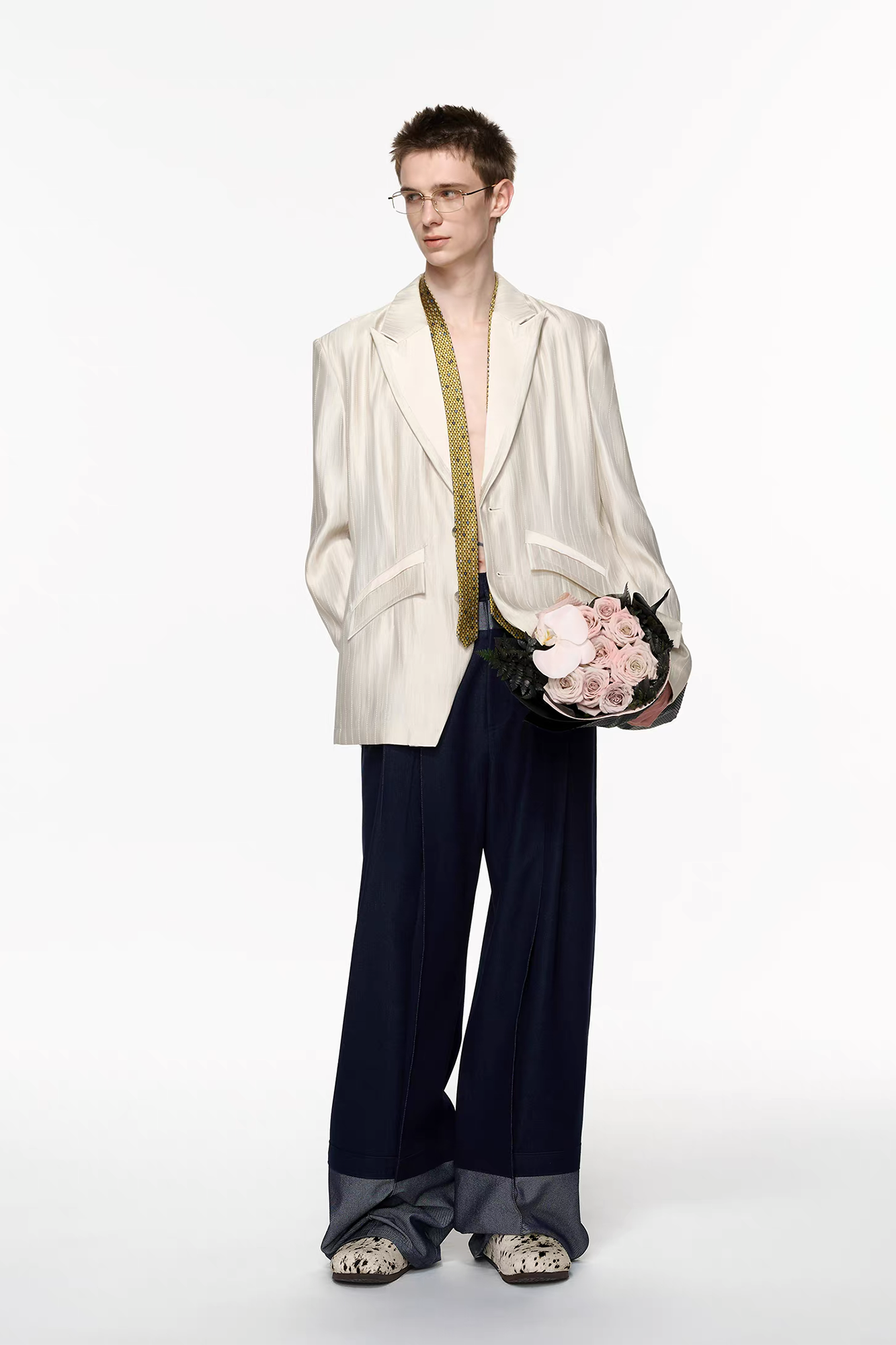 TIWILLTANG Classic Notch Lapel Blazer