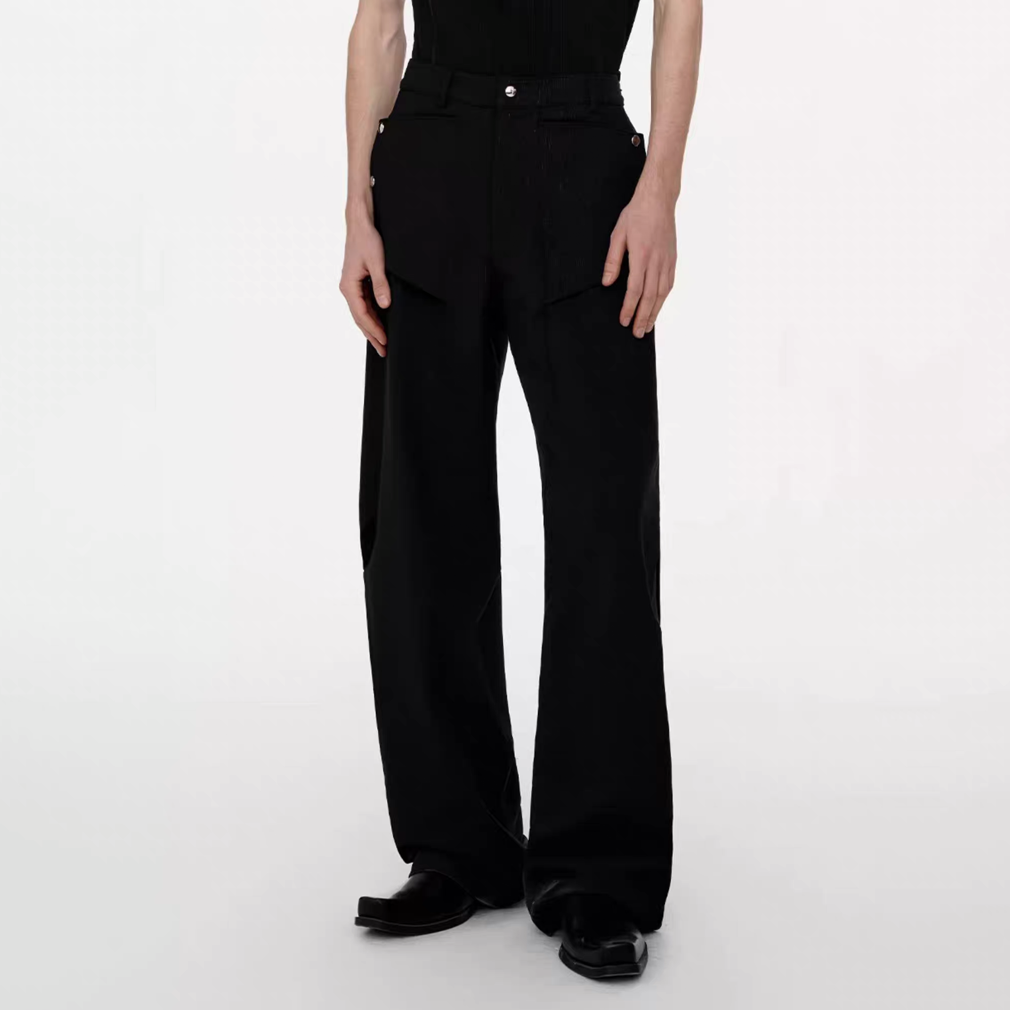 TIWILLTANG Detachable Pocket Flap Trousers
