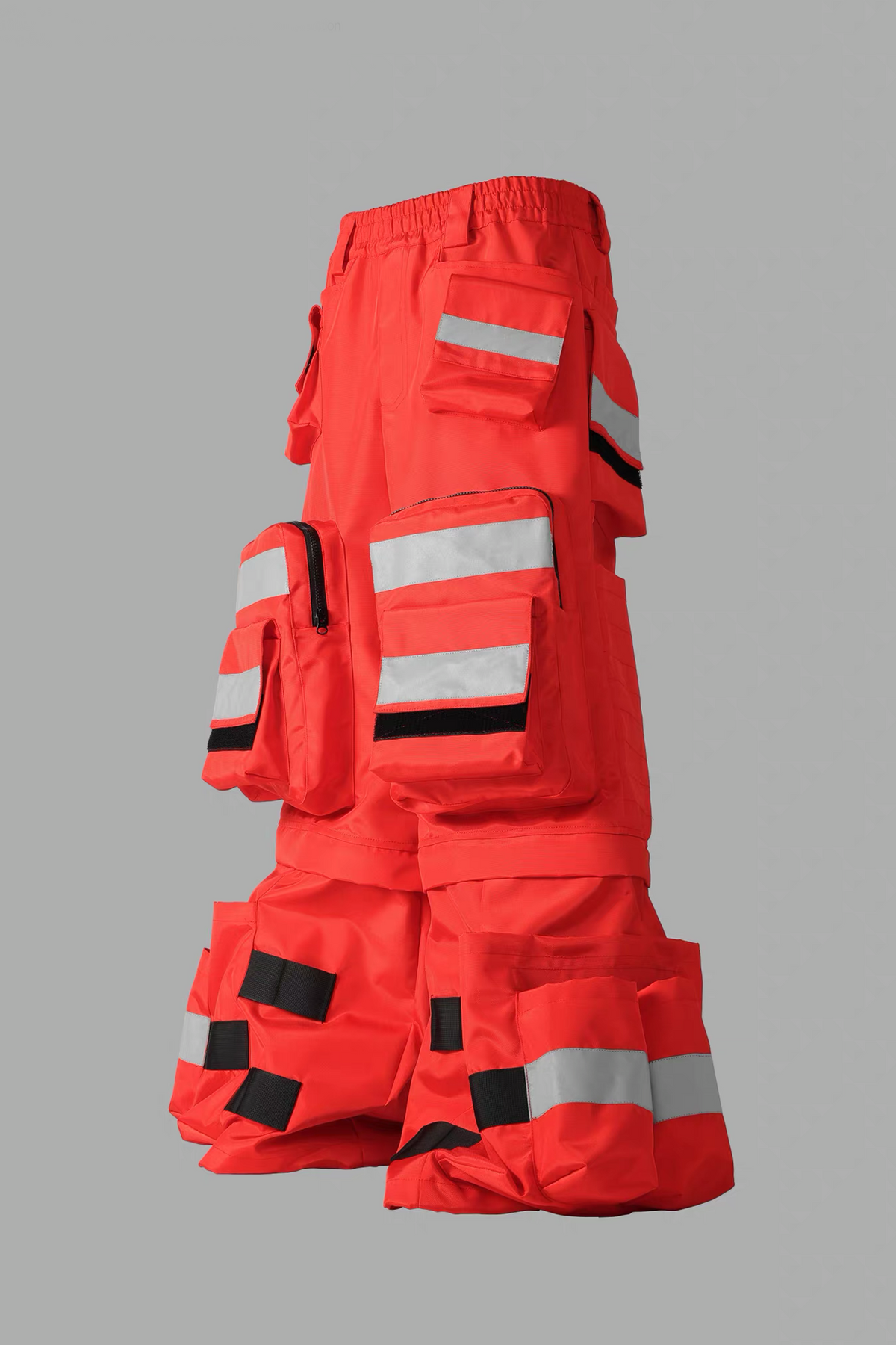 VANGUARDIA Reflective Multi-Pocket Nylon Cargo Pants