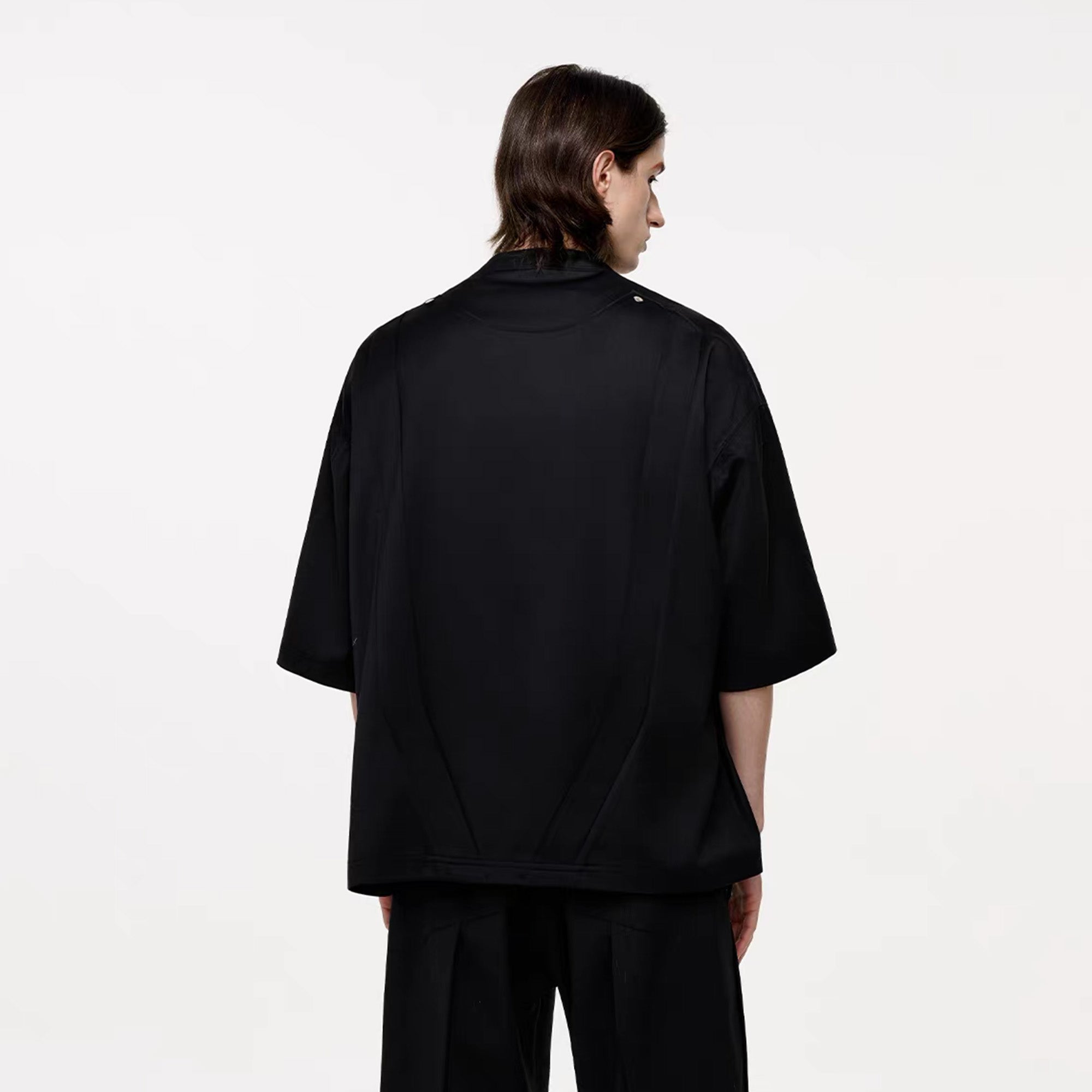 TIWILLTANG Layered Zip-Up T Shirt, premium urban and streetwear designers apparel on PROJECTISR.com, TIWILLTANG