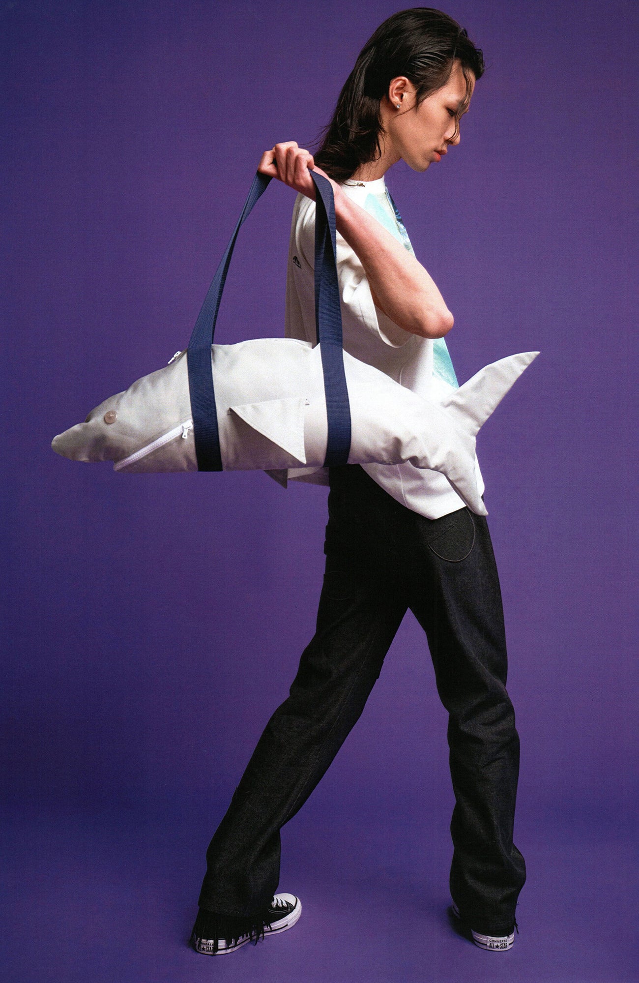 URBAN+FOREST Shark-Shaped Shoulder Bag, premium urban and streetwear designers apparel on PROJECTISR.com, URBAN+FOREST