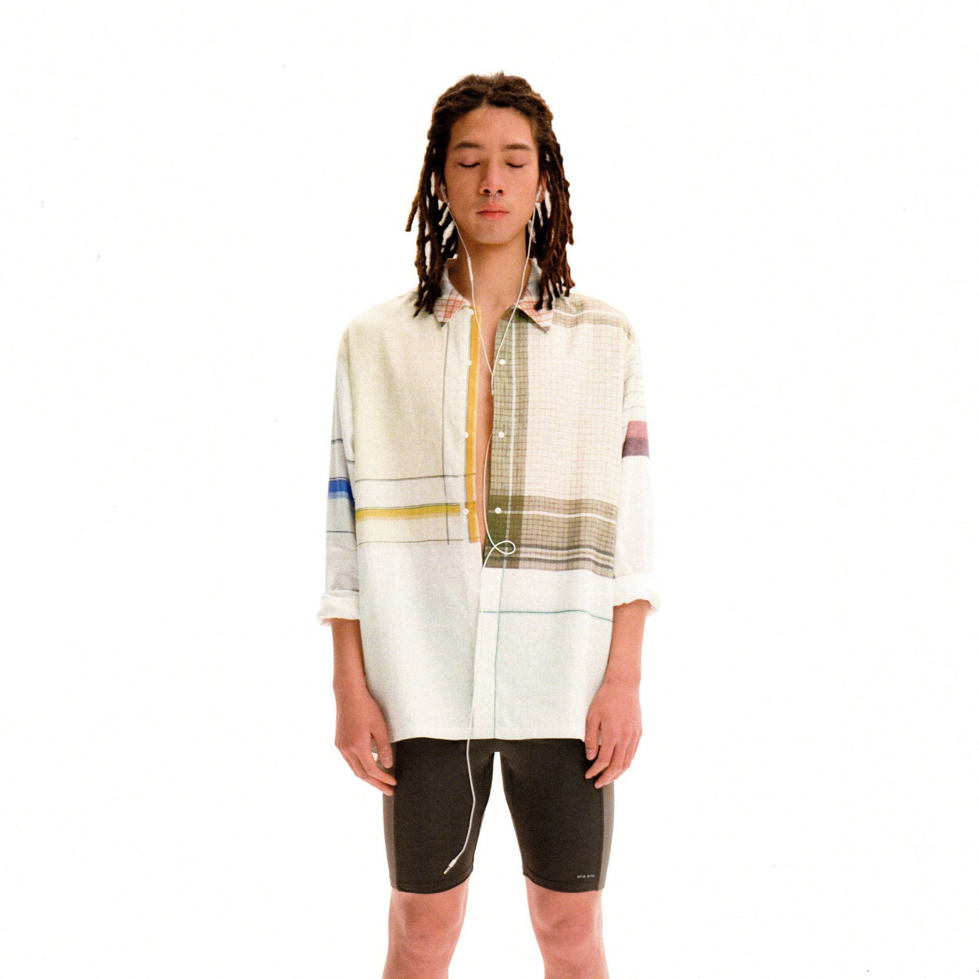 URBAN+FOREST Patchwork Plaid Shirt, premium urban and streetwear designers apparel on PROJECTISR.com, URBAN+FOREST