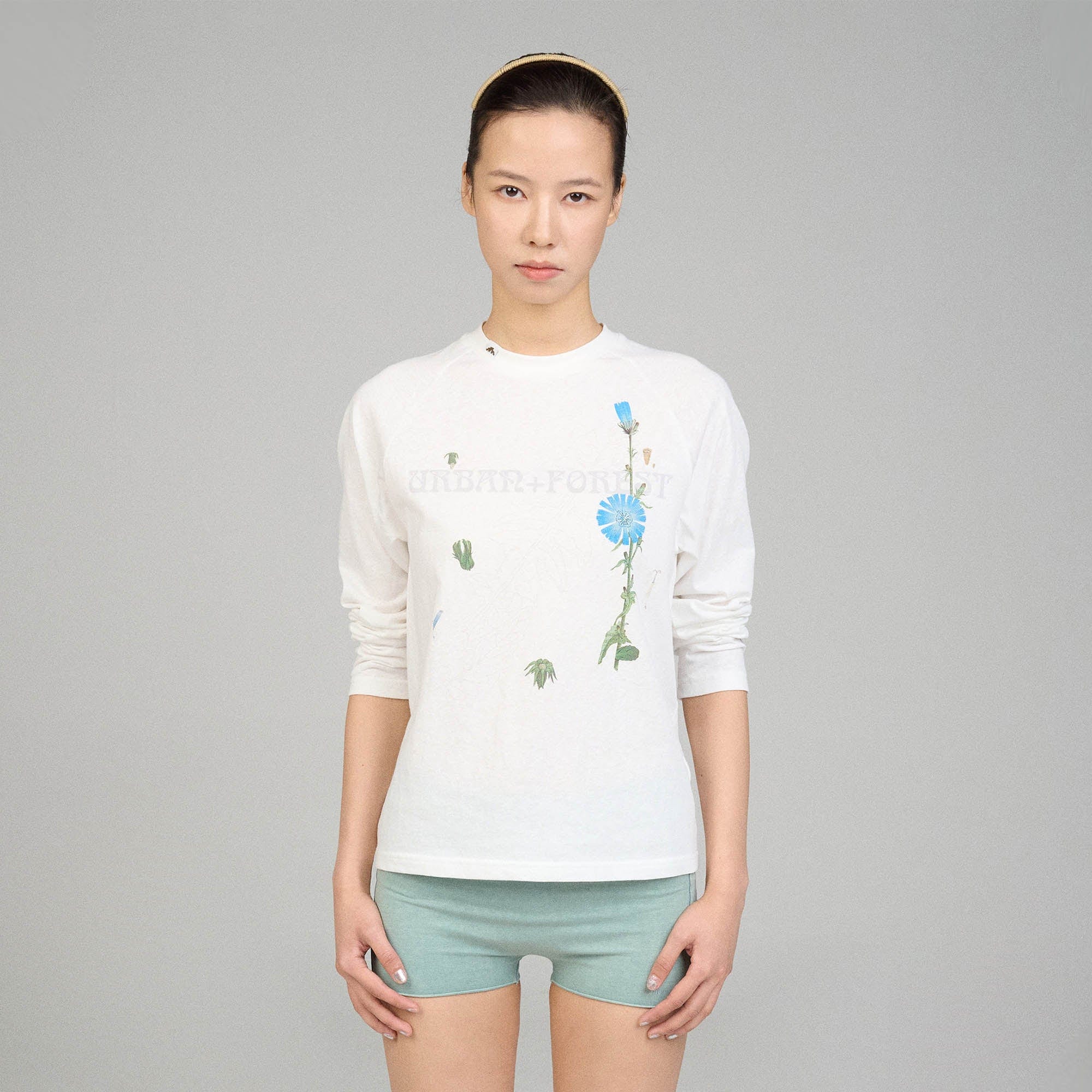 URBAN+FOREST Plant Atlas Raglan Long-Sleeve Tee, premium urban and streetwear designers apparel on PROJECTISR.com, URBAN+FOREST