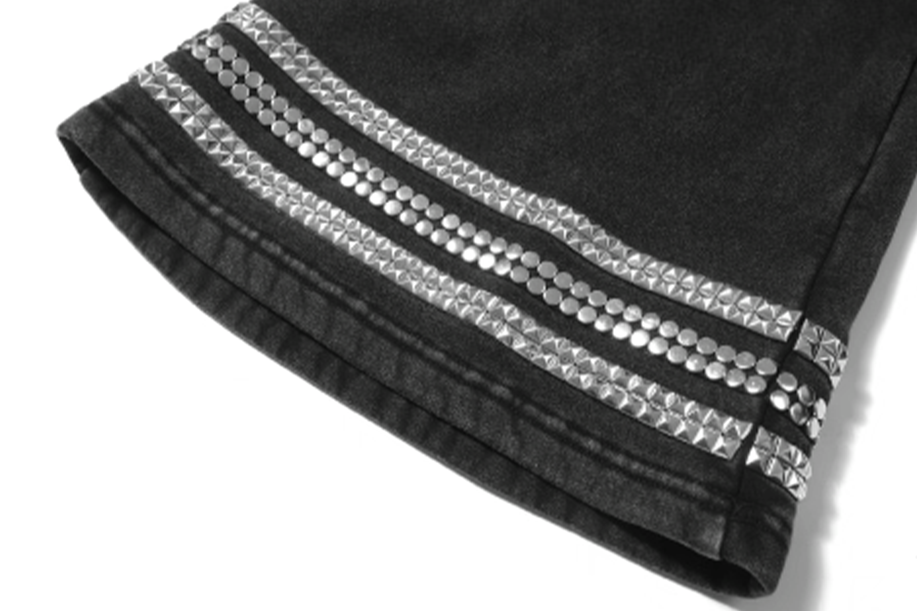 NOTHINGNESS WORLD Washed Pocket-Panel Flare Sweatpants, premium urban and streetwear designers apparel on PROJECTISR.com, NOTHINGNESS WORLD