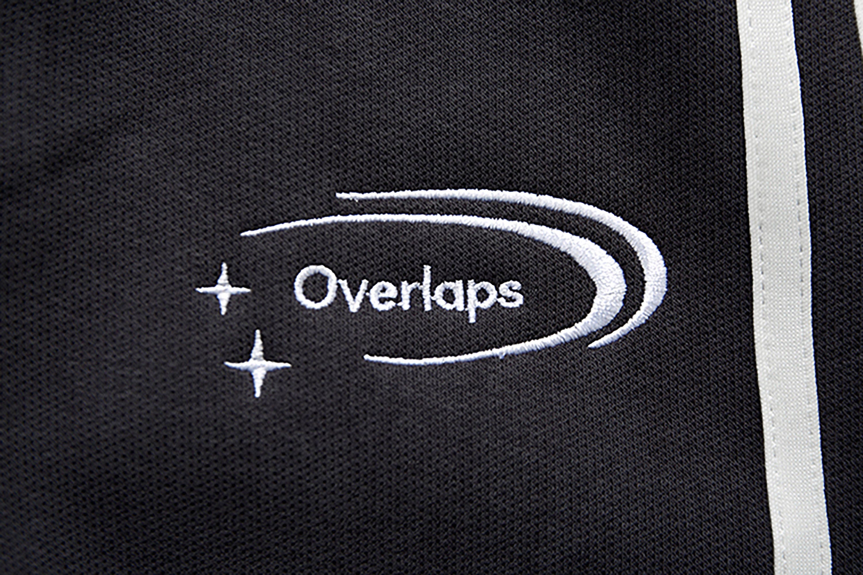 OVERLAPS Side Stripes Paneled Track Pants, premium urban and streetwear designers apparel on PROJECTISR.com, OVERLAPS