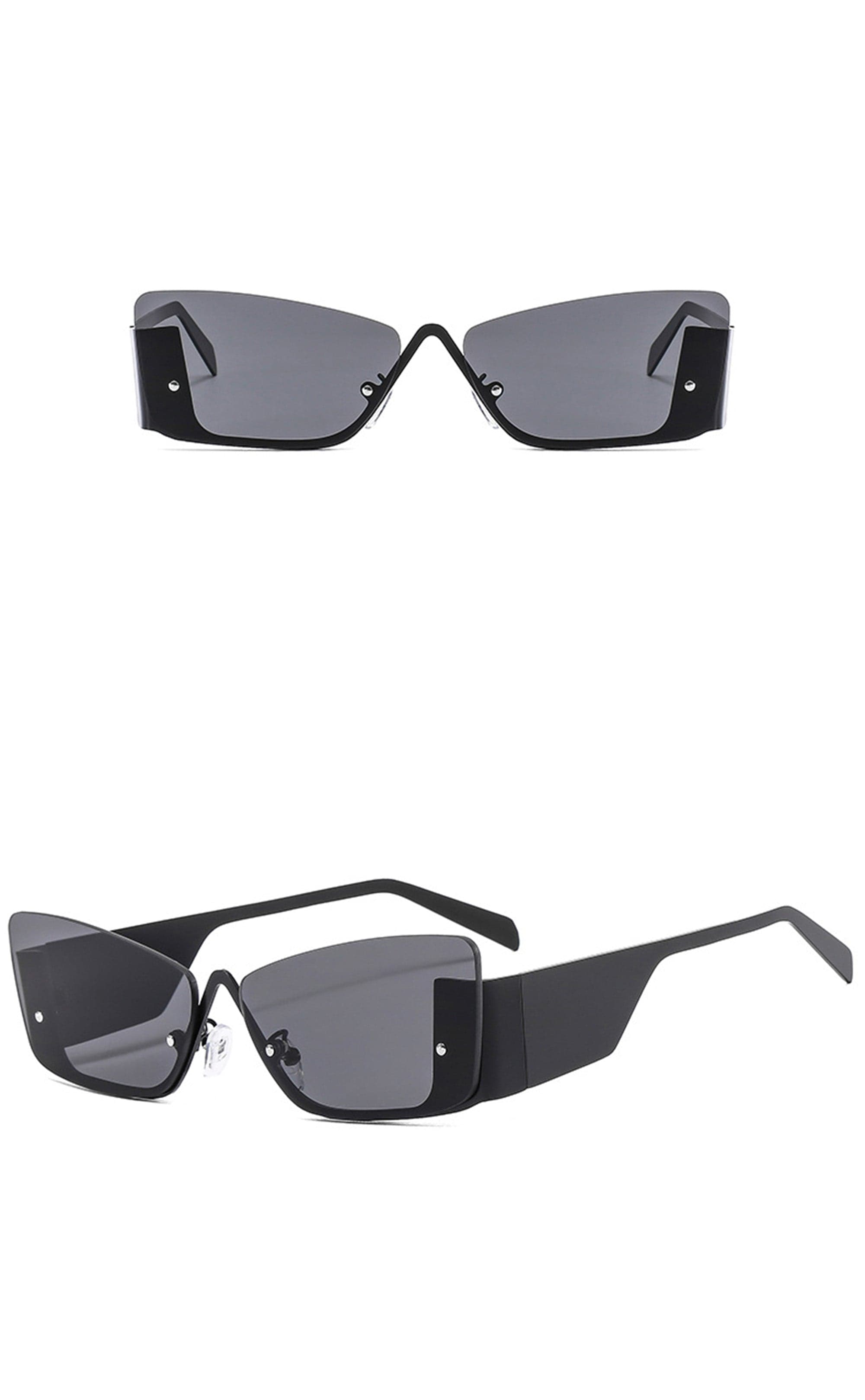 DAMAGE ASIA OPTICALS Modern Half Frame Sunglasses, premium urban and streetwear designers apparel on PROJECTISR.com, DAMAGE ASIA