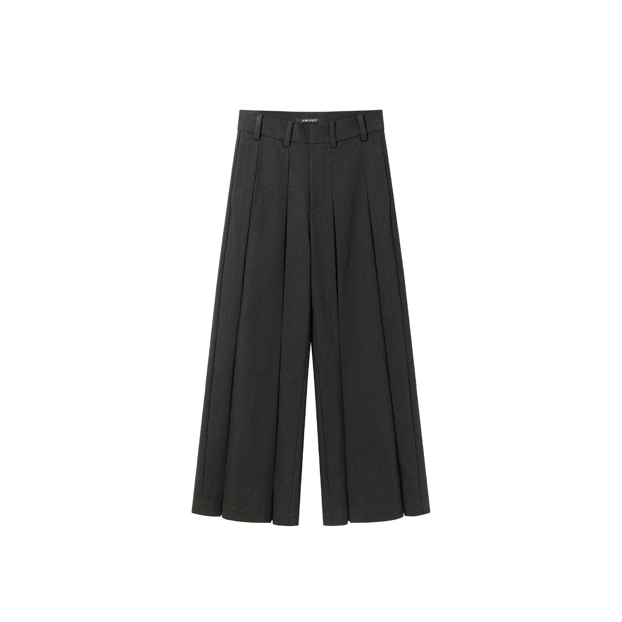 ALVNG AR ANTS Double Pleat Panel Wide-Leg Trousers