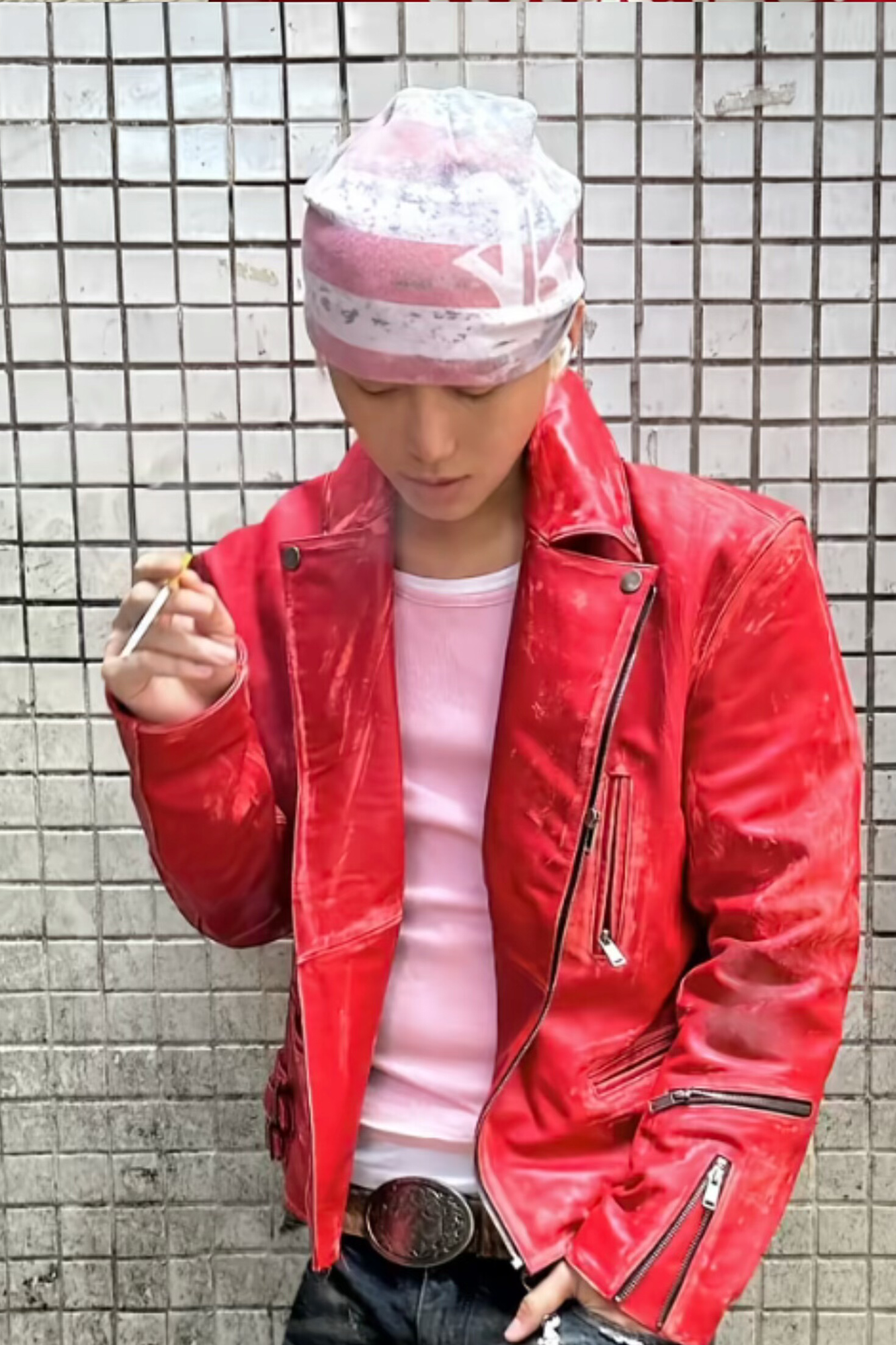REGEN ZONE Contrast Flag Gradient Beanie