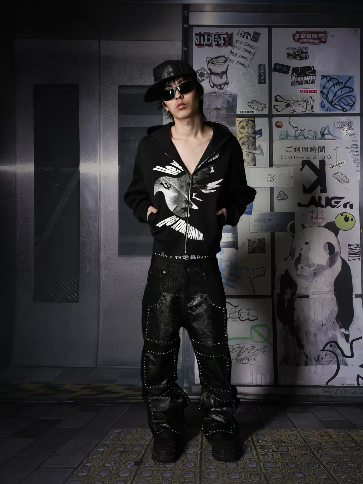 VINKID Full-Sleeve Zip-Up Hoodie Jacket, premium urban and streetwear designers apparel on PROJECTISR.com, VINKID