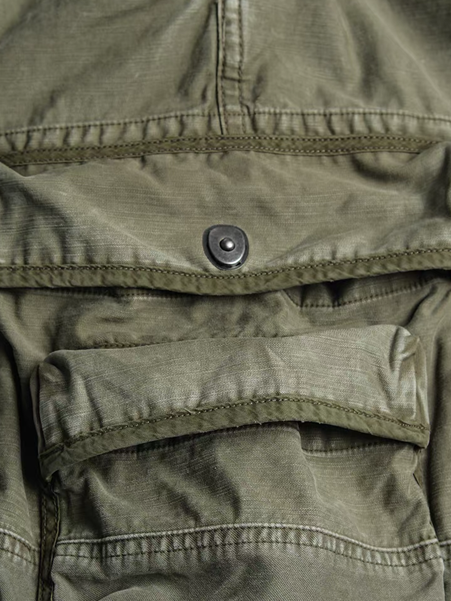 NEIGBORL Washed Multi-Pocket Cargo Shorts
