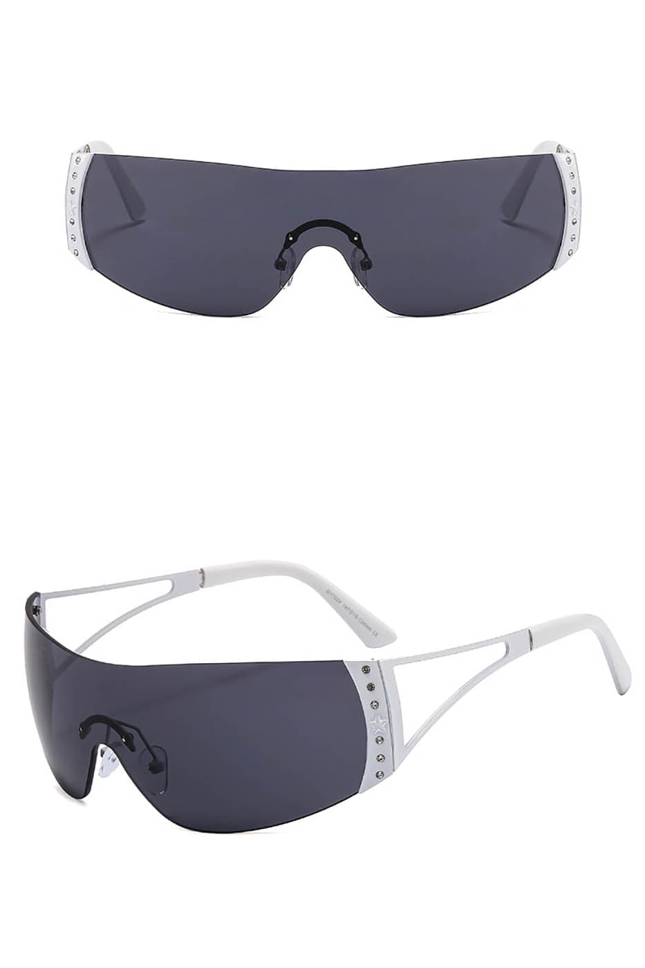 DAMAGE ASIA OPTICALS Rhinestone Frameless Sunglasses, premium urban and streetwear designers apparel on PROJECTISR.com, DAMAGE ASIA