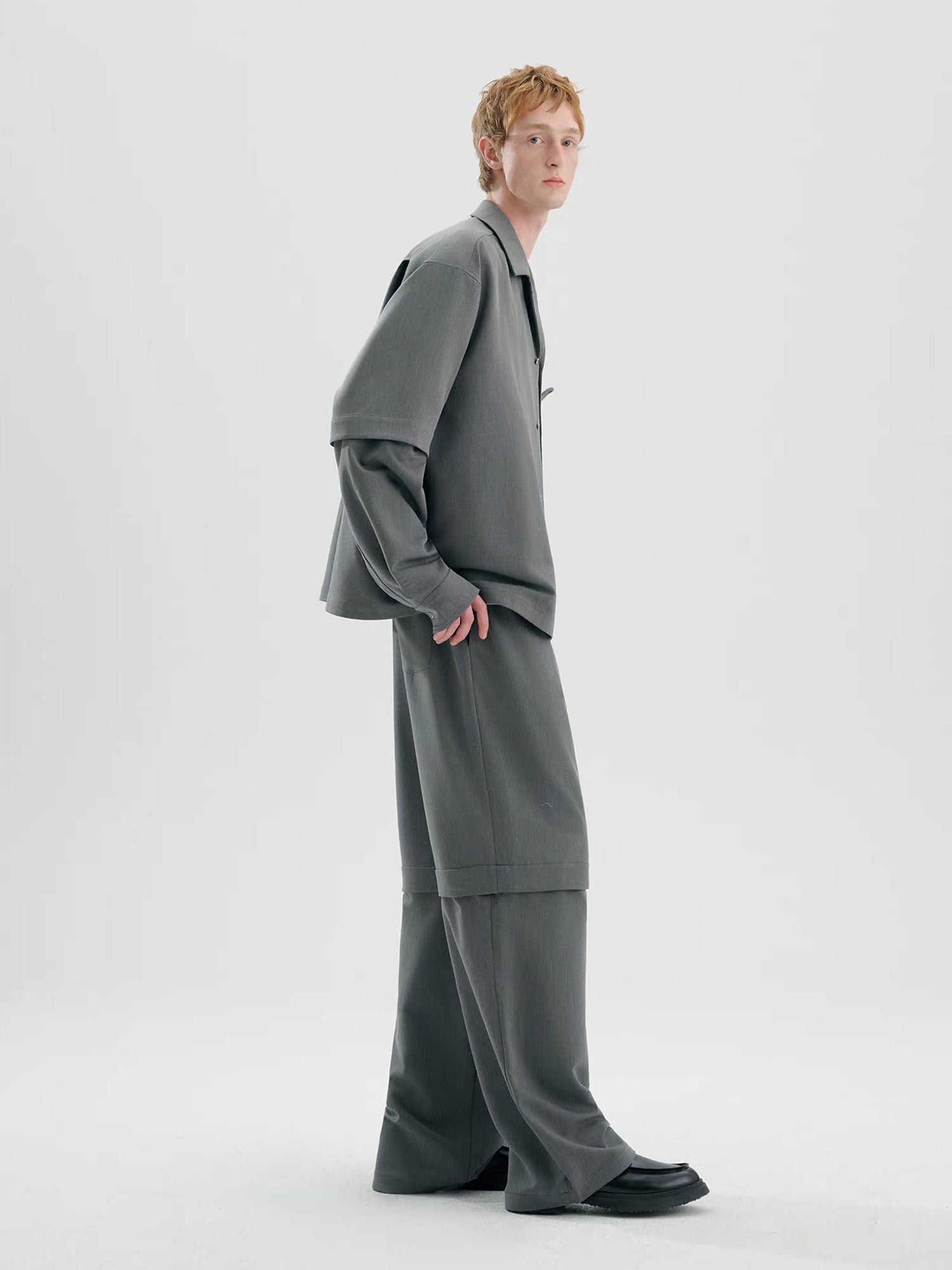 TIWILLTANG Detachable Drawstring Straight-Leg Pants, premium urban and streetwear designers apparel on PROJECTISR.com, TIWILLTANG