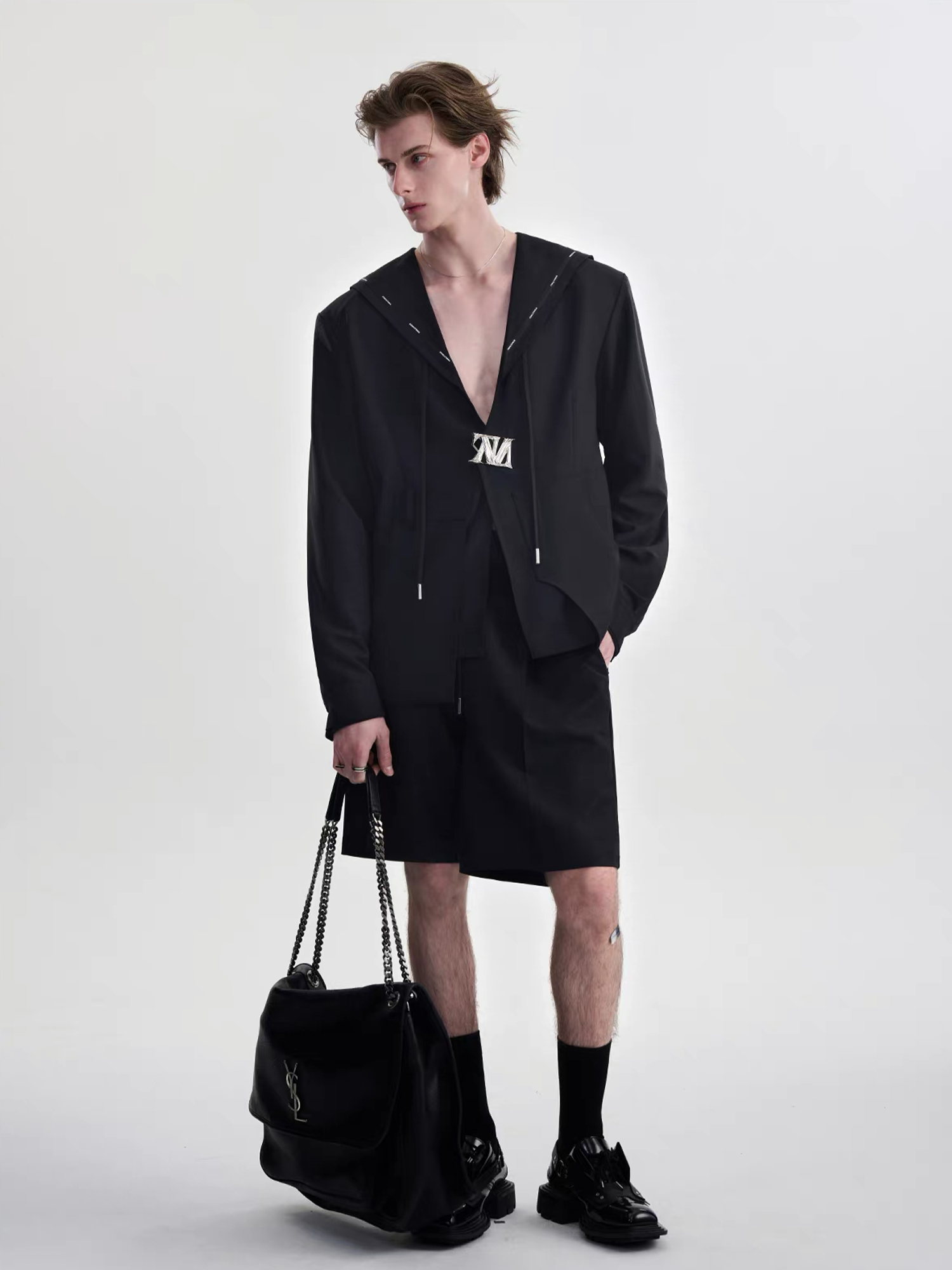 TIWILLTANG Minimal Sailor Collar Shirt