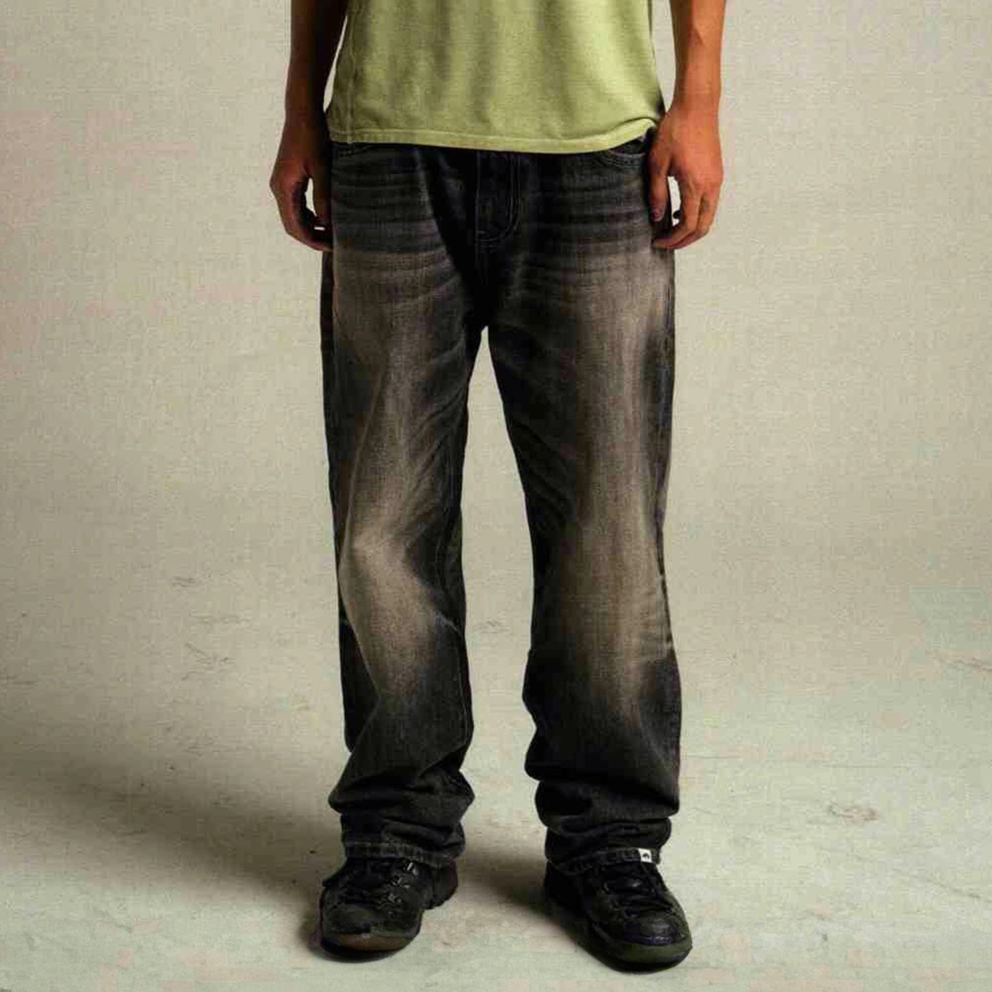 URBAN+FOREST 50s Washed Baggy Jeans, premium urban and streetwear designers apparel on PROJECTISR.com, URBAN+FOREST