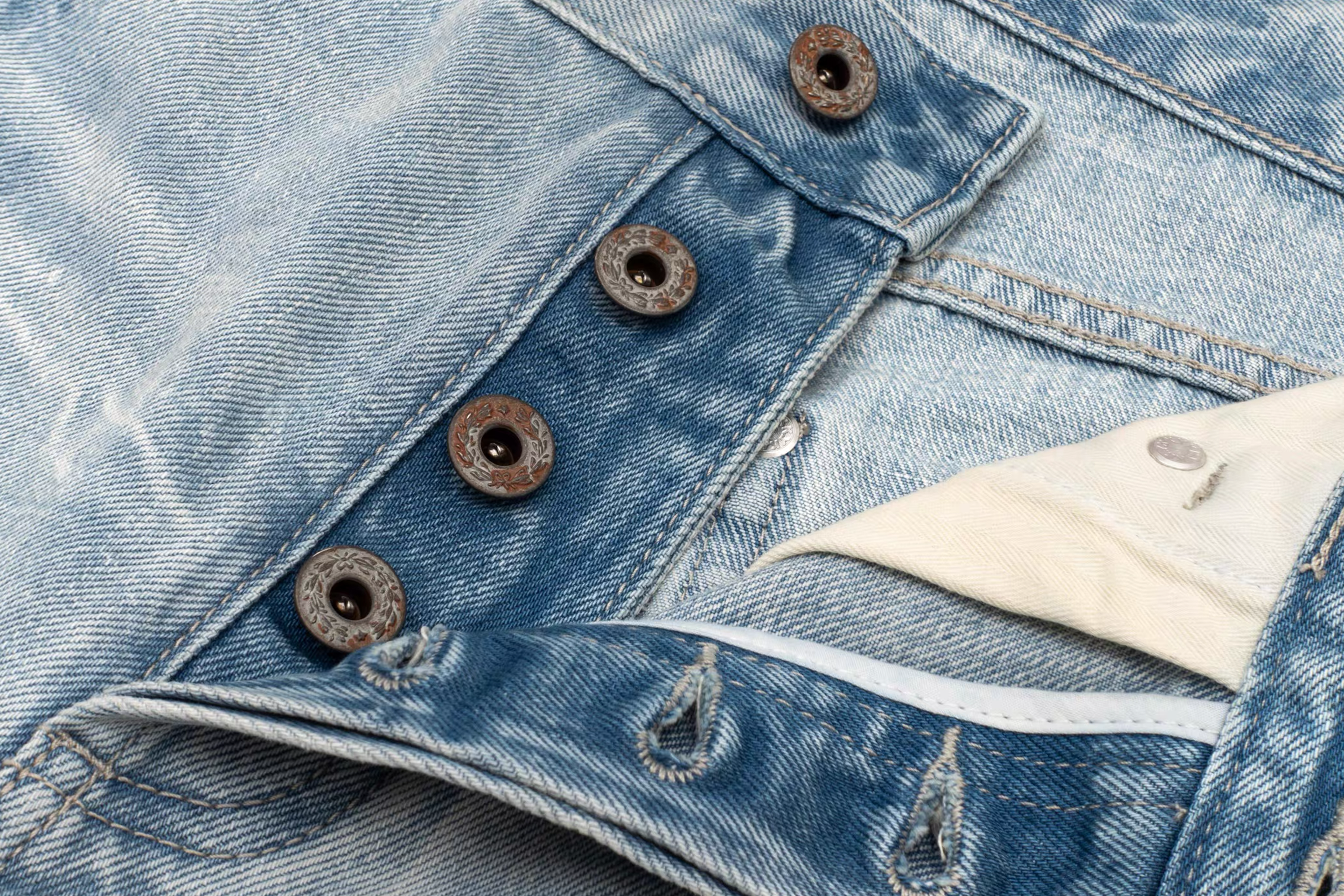 IN EXISTENCE x i Retro Washed Relaxed Wide-Leg Jeans, premium urban and streetwear designers apparel on PROJECTISR.com, IN EXISTENCE