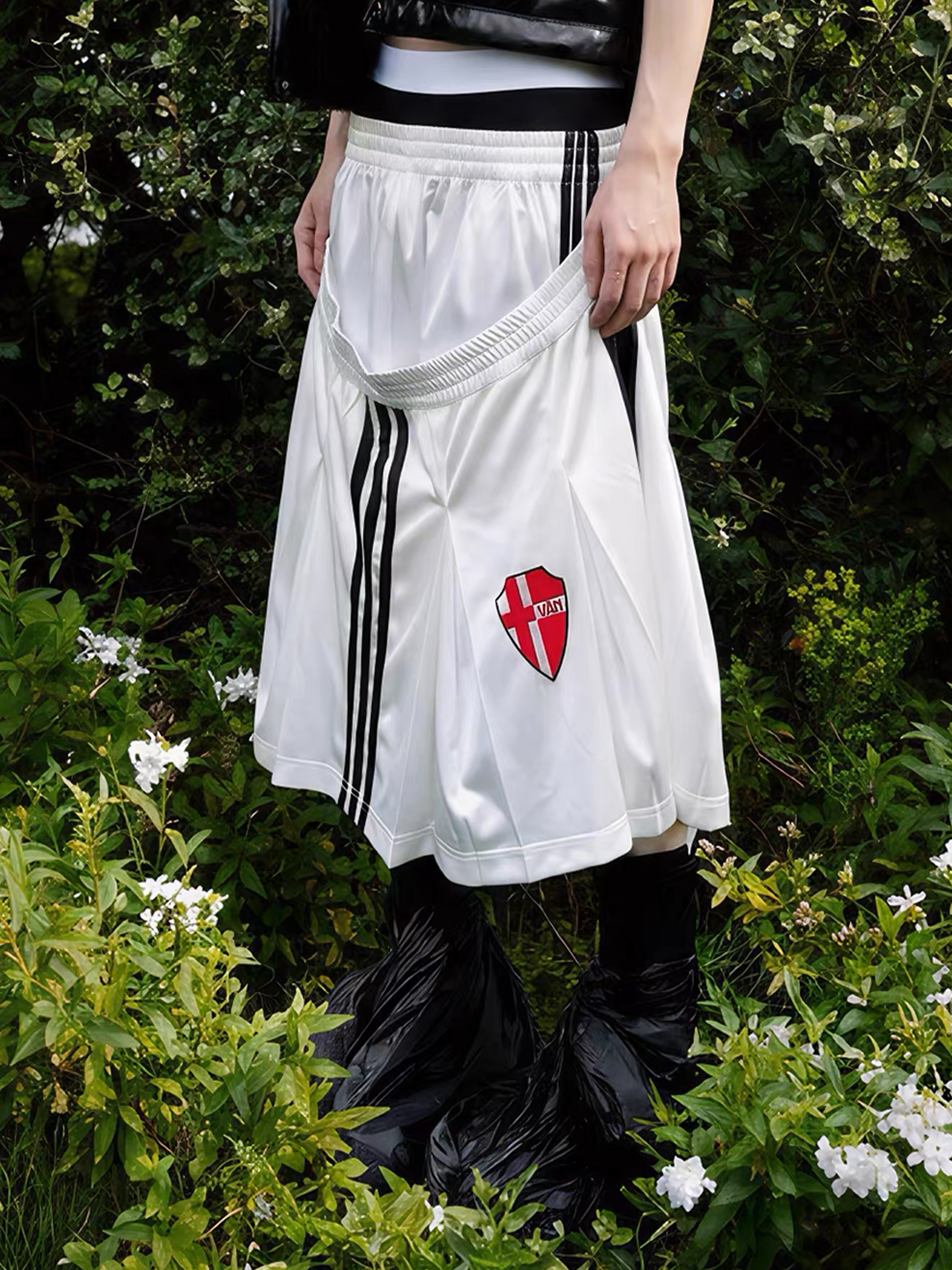 VANGUARDIA Deconstructed Layered Sagging Culottes