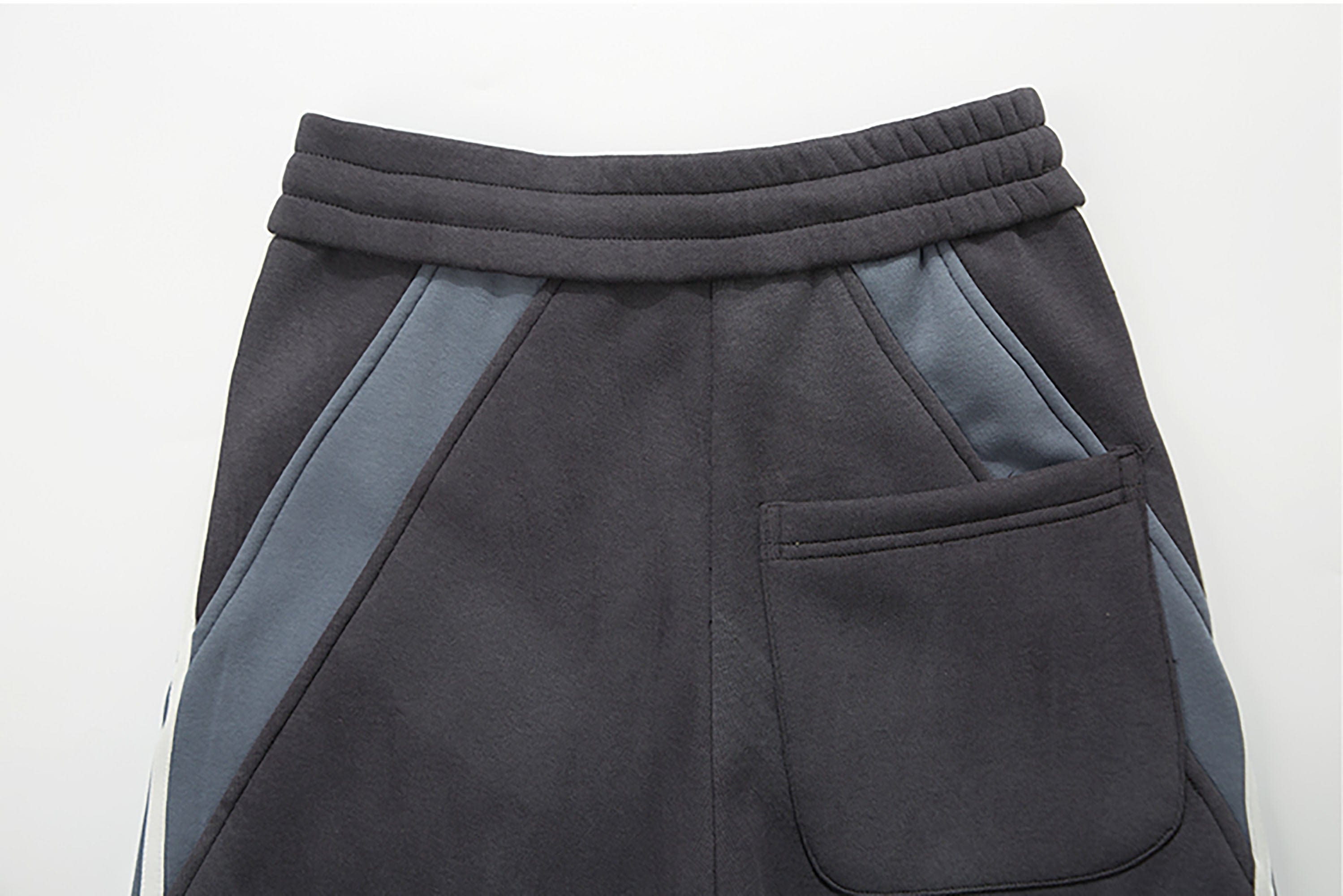 OVERLAPS Side Stripes Paneled Track Pants, premium urban and streetwear designers apparel on PROJECTISR.com, OVERLAPS