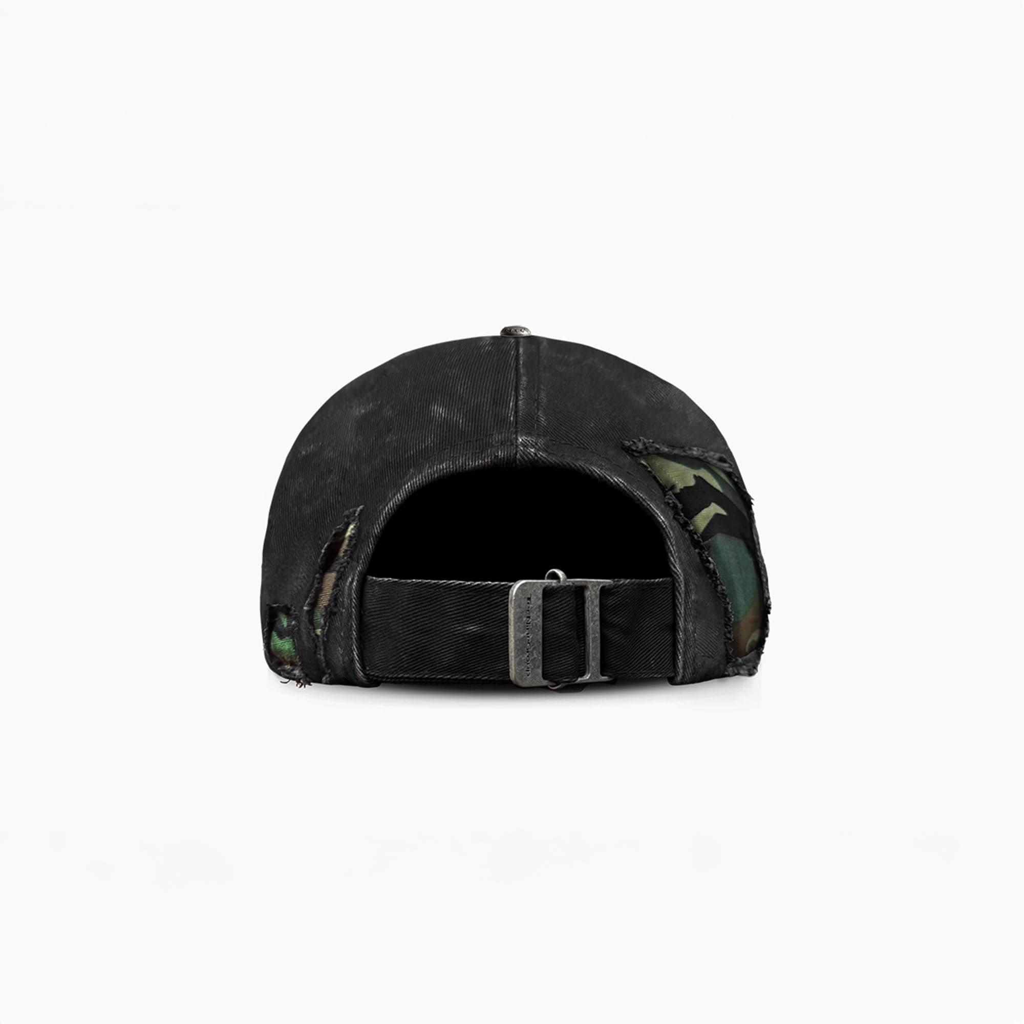 TECNINEGROUP Camo Distressed Panel Star Embroidered Cap, premium urban and streetwear designers apparel on PROJECTISR.com, TECNINEGROUP