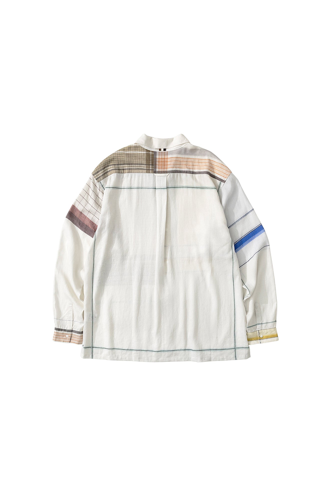 URBAN+FOREST Patchwork Plaid Shirt, premium urban and streetwear designers apparel on PROJECTISR.com, URBAN+FOREST
