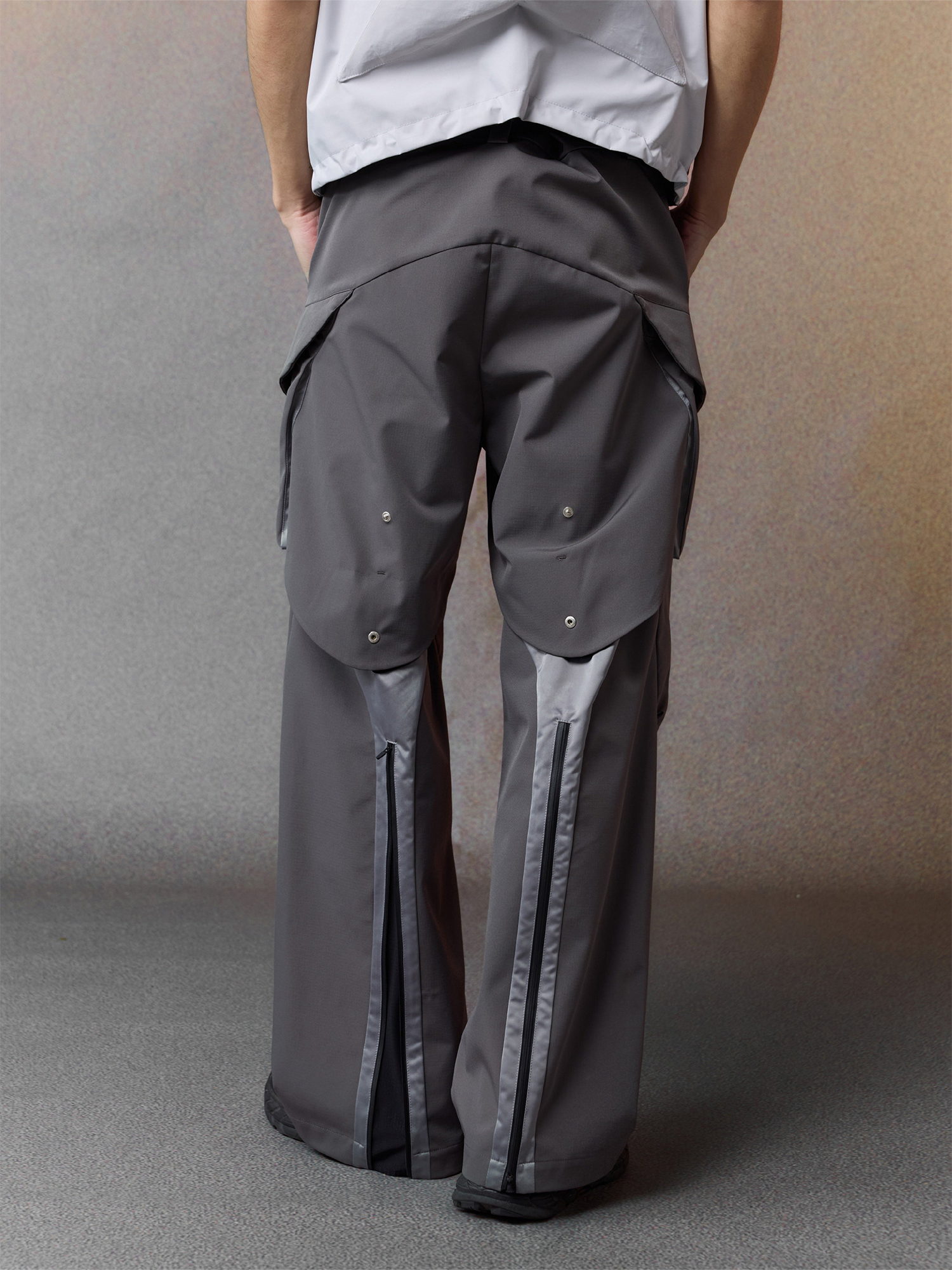 ALVNG AR ANTS Utility Waterproof Softshell Cargo Pants, premium urban and streetwear designers apparel on PROJECTISR.com, ALVNG AR ANTS