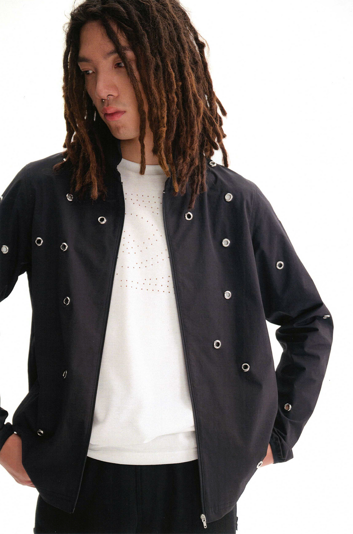 URBAN+FOREST Vent Grommet Utility Jacket, premium urban and streetwear designers apparel on PROJECTISR.com, URBAN+FOREST