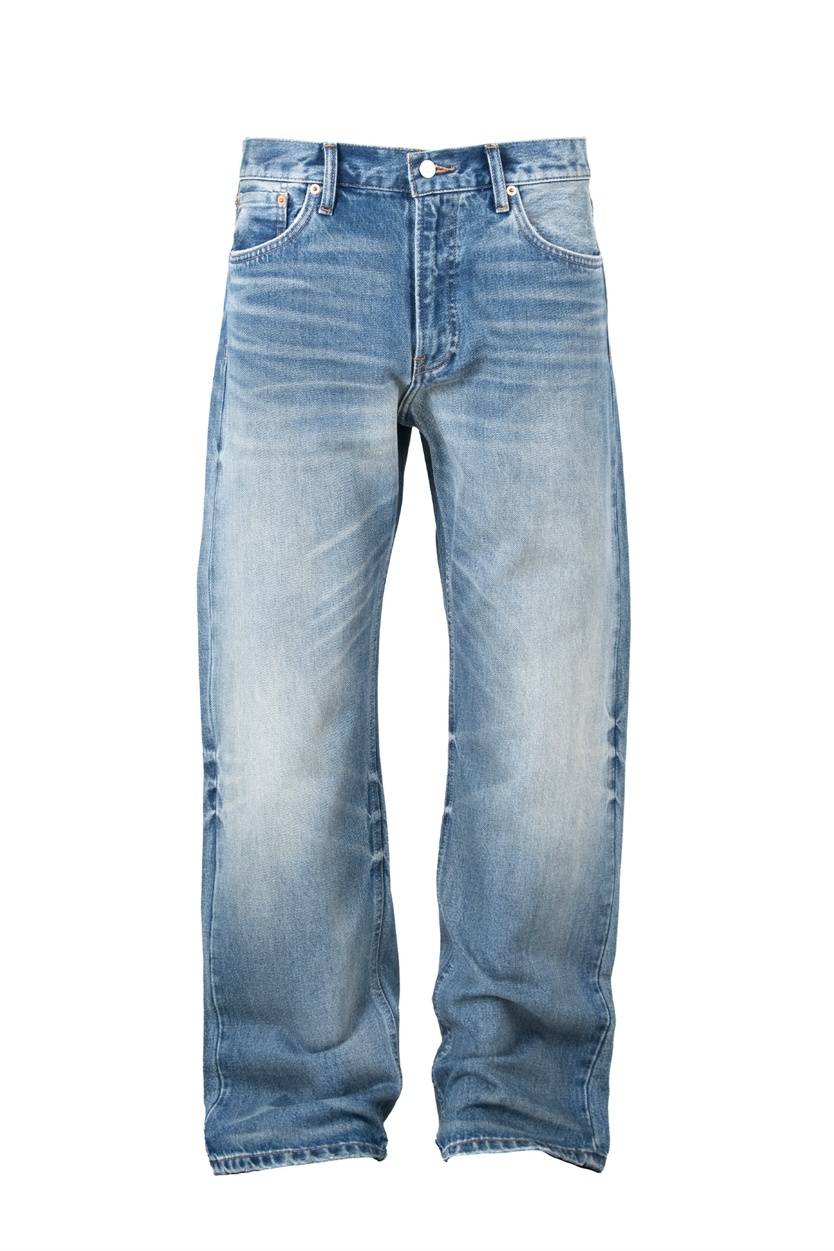 ZWDH Washed Straight-Leg Jeans