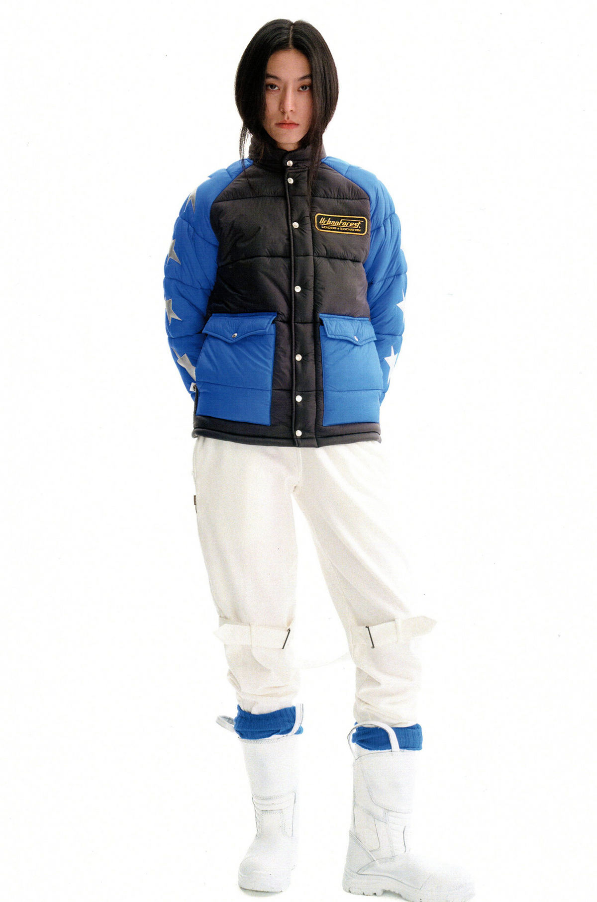 URBAN+FOREST Utility Puffer Jacket, premium urban and streetwear designers apparel on PROJECTISR.com, URBAN+FOREST