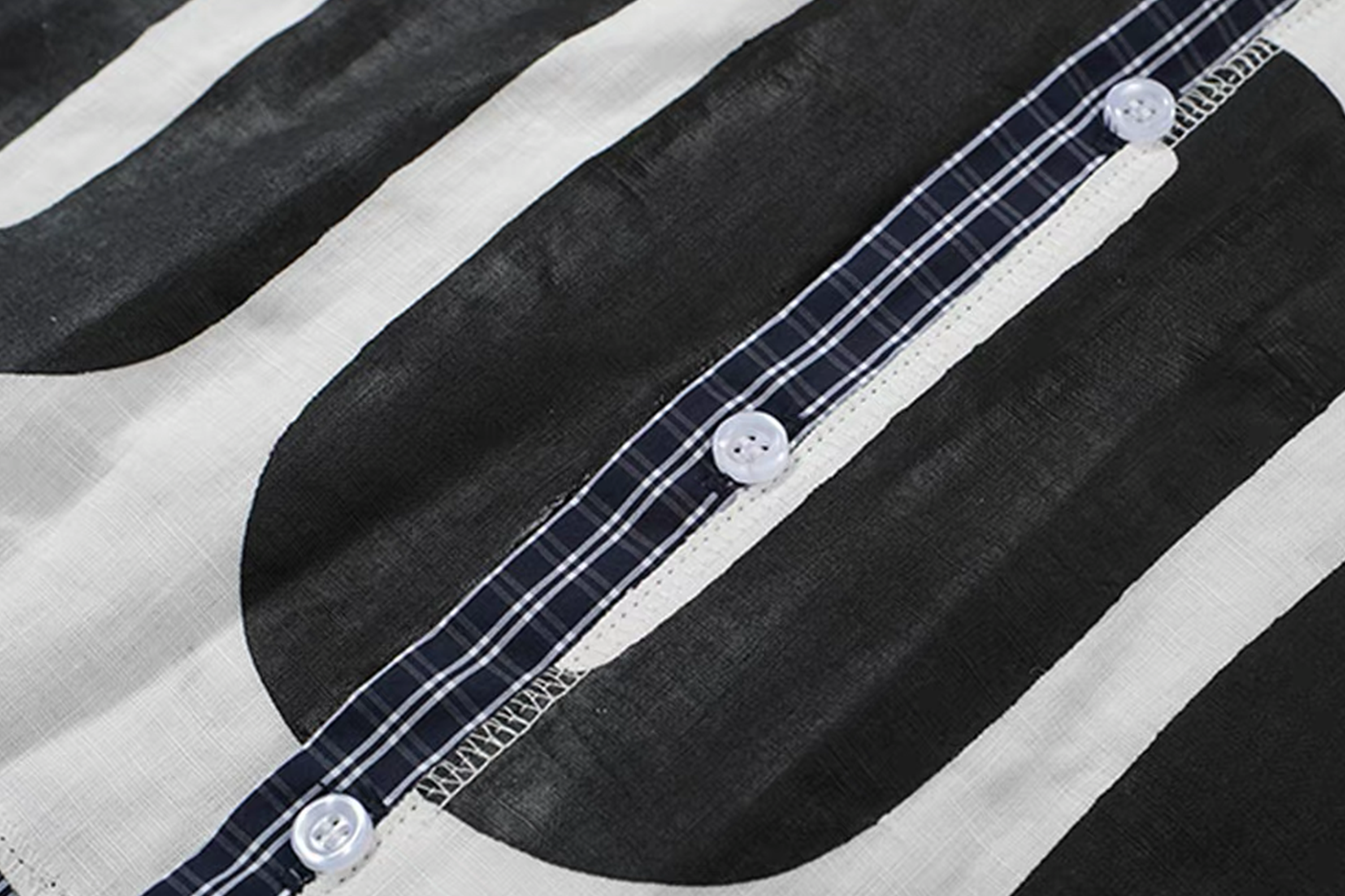 NOTHINGNESS WORLD Deconstructed Layered Graphic Spliced Shirt, premium urban and streetwear designers apparel on PROJECTISR.com, NOTHINGNESS WORLD