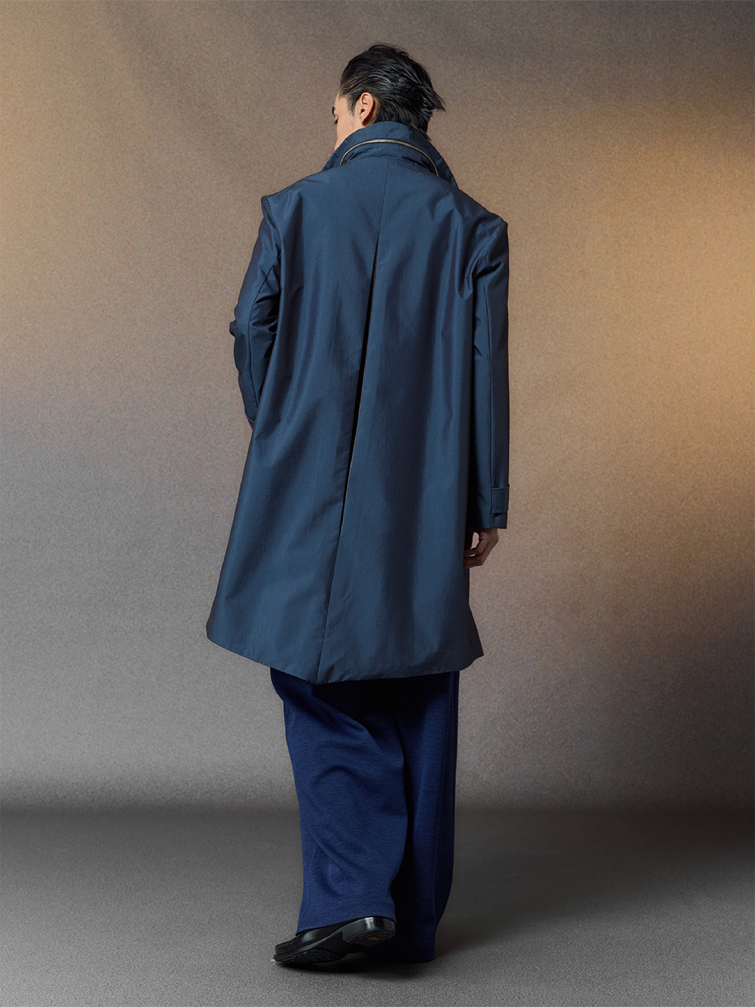 ALVNG AR ANTS Pleated Twill-Blend Wide Trousers