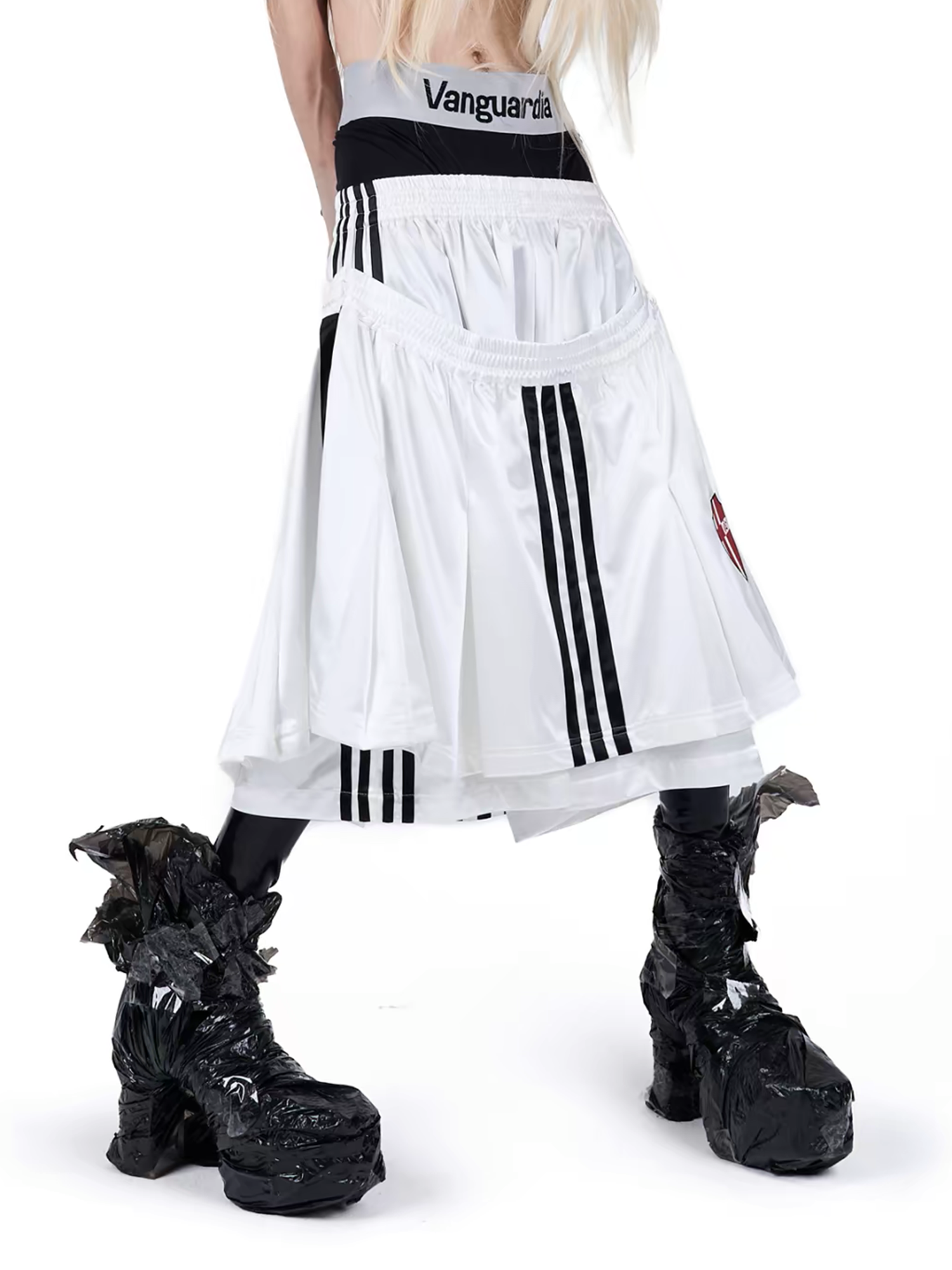 VANGUARDIA Deconstructed Layered Sagging Culottes