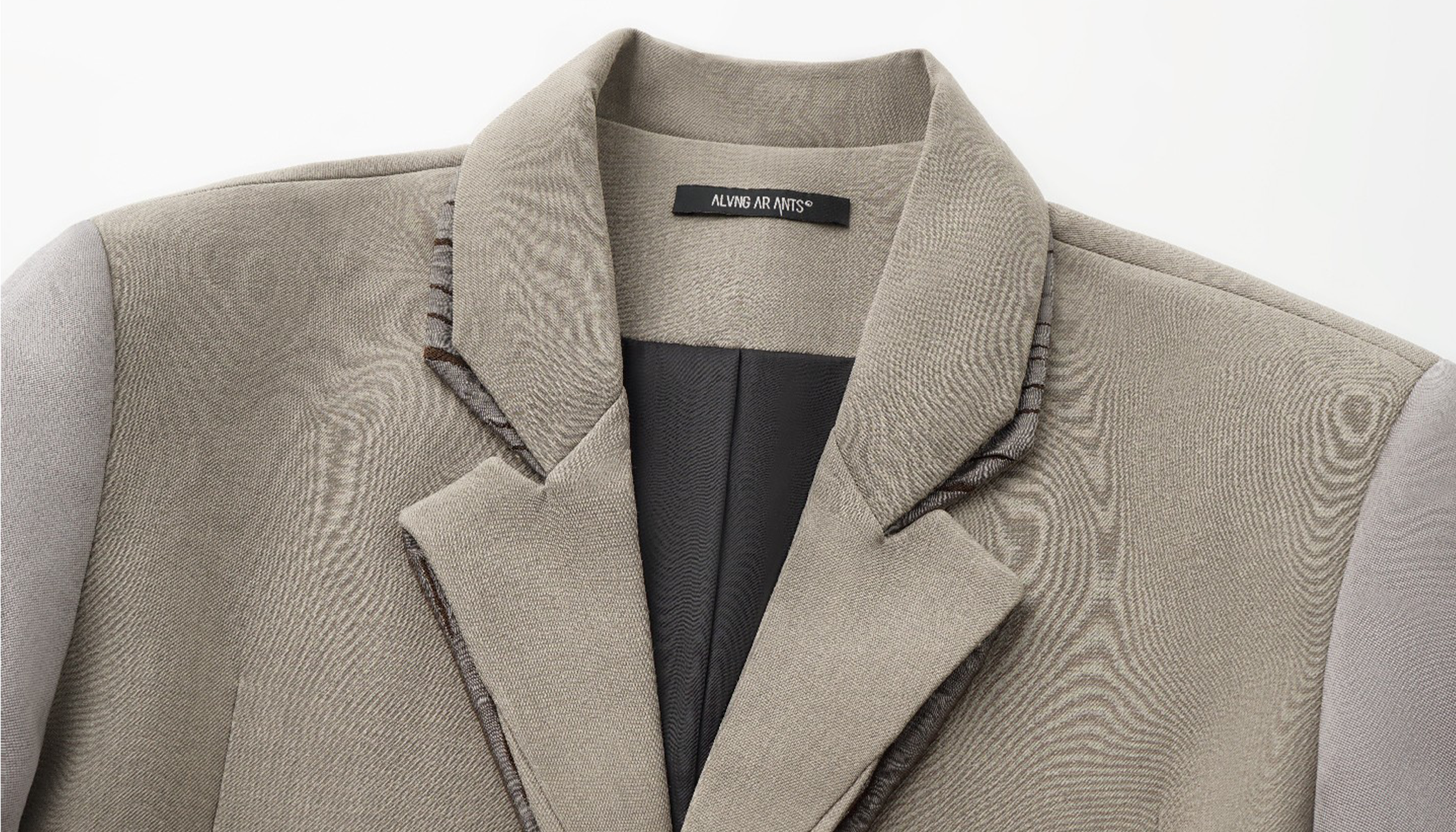 ALVNG AR ANTS Essential Sheen Spliced Blazer