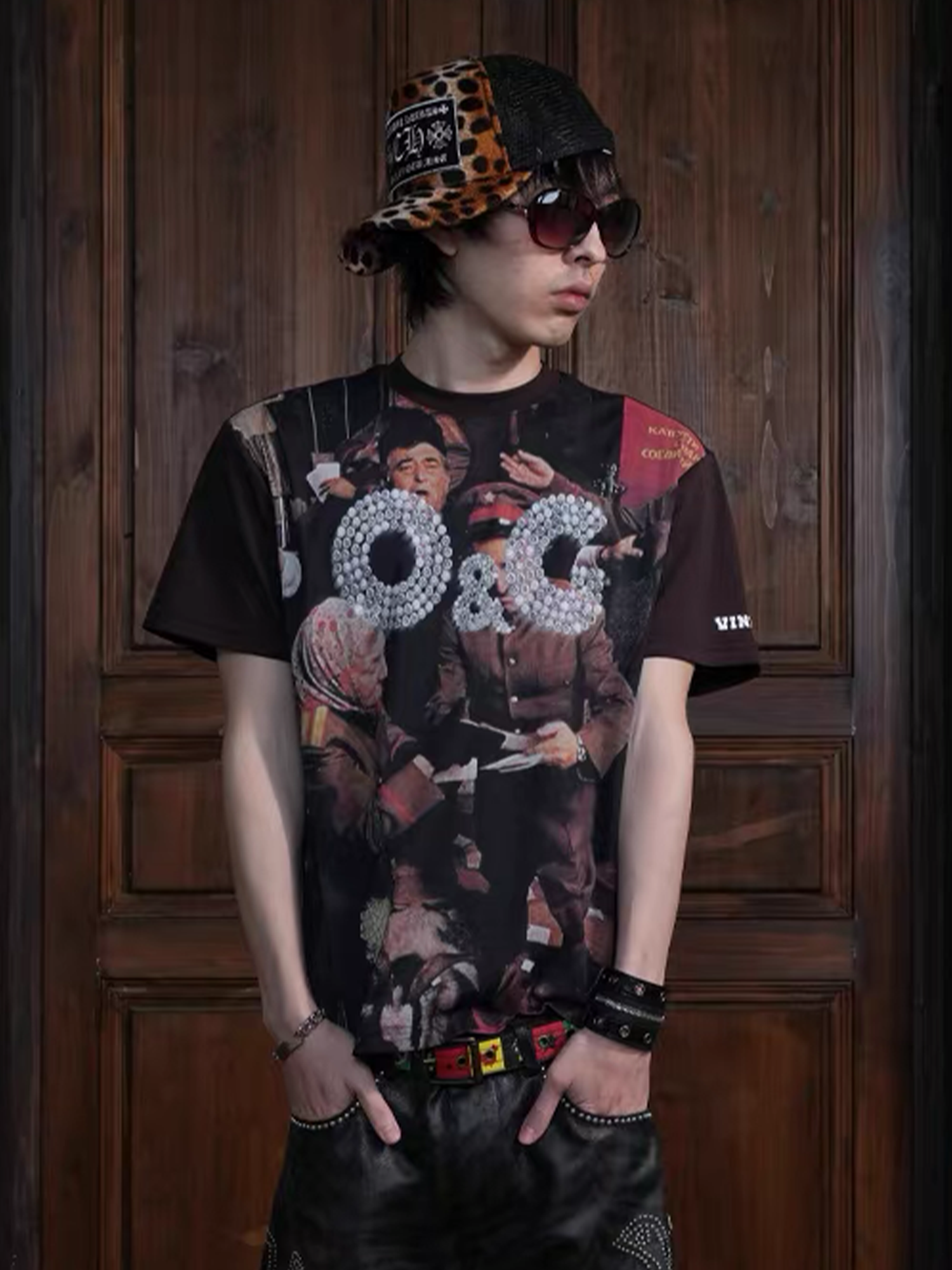 VINKID Diamond War Graphic T-Shirt