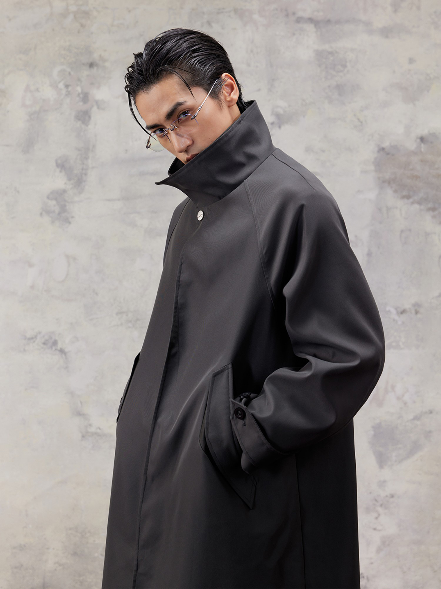 ALVNG AR ANTS Essential Waterproof Double-Pockets Coat