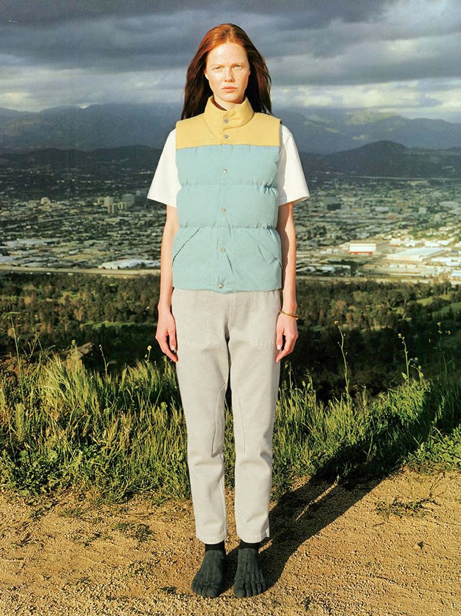 URBAN+FOREST Contrast Down Puffer Vest