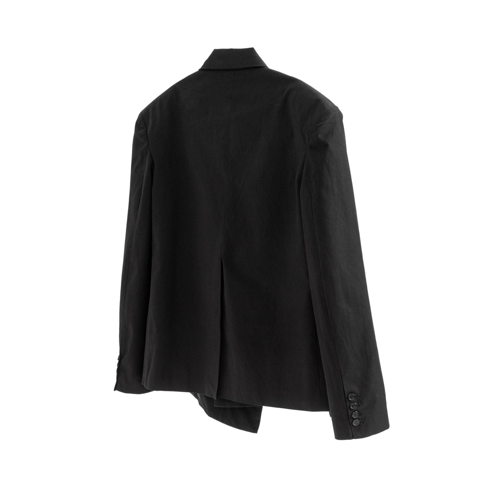 TRIANGLE PROJECT Asymmetrical Padded-Shoulder Oversized Blazer, premium urban and streetwear designers apparel on PROJECTISR.com, TRIANGLE PROJECT