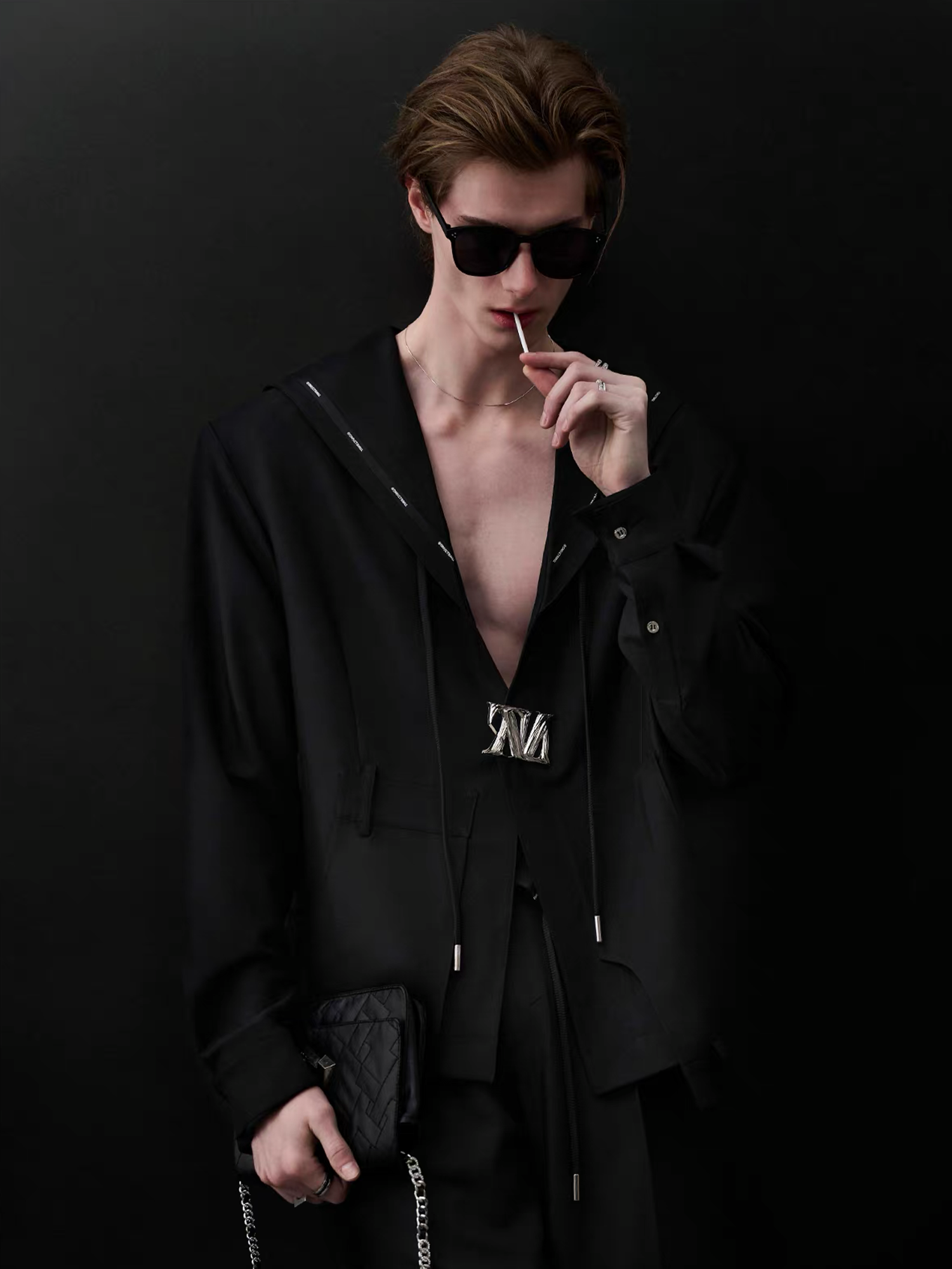 TIWILLTANG Minimal Sailor Collar Shirt