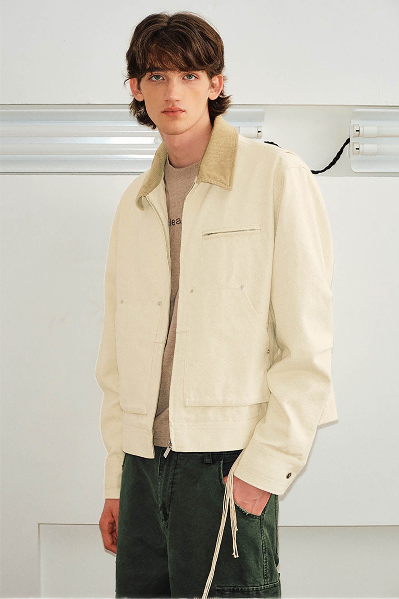 KREATE Retro Corduroy Collar Detroit Jacket, premium urban and streetwear designers apparel on PROJECTISR.com, KREATE