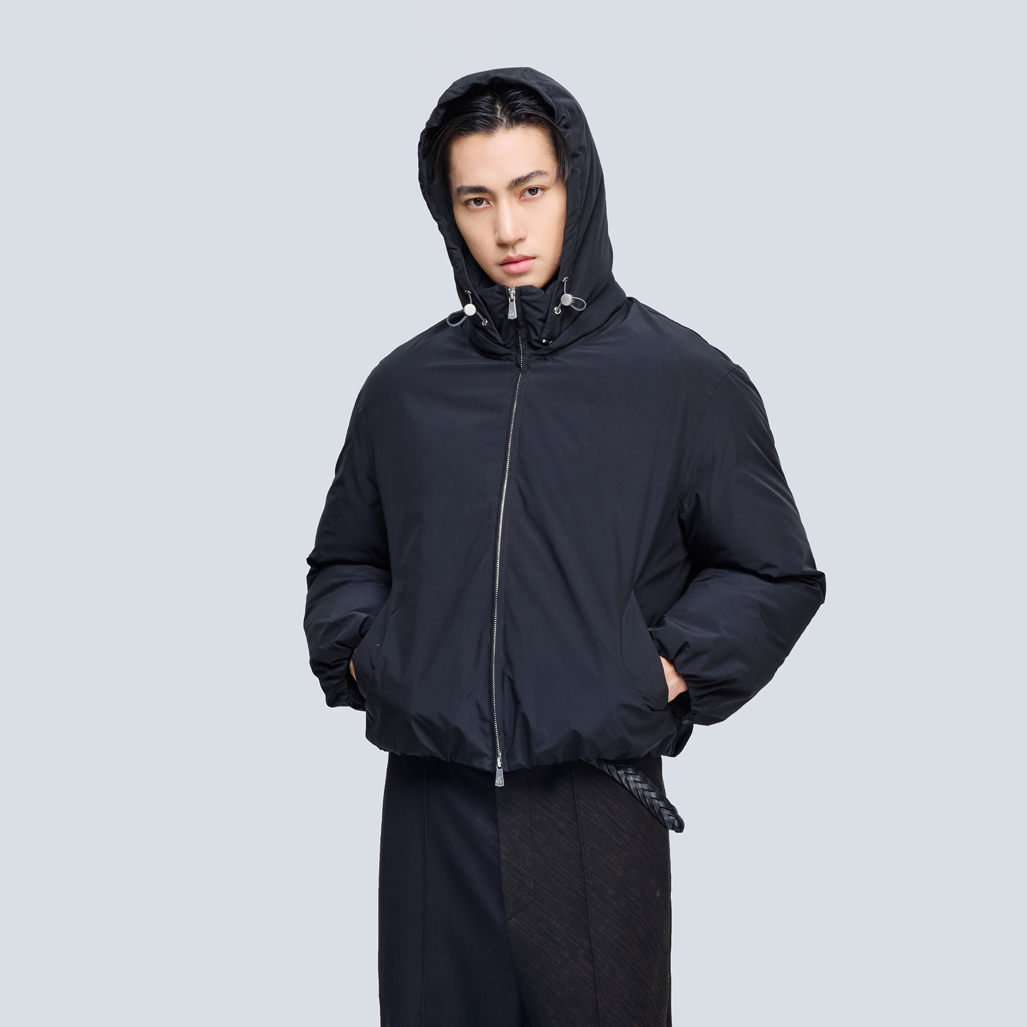 ALVNG AR ANTS Classic Detachable Hood Puffer Jacket