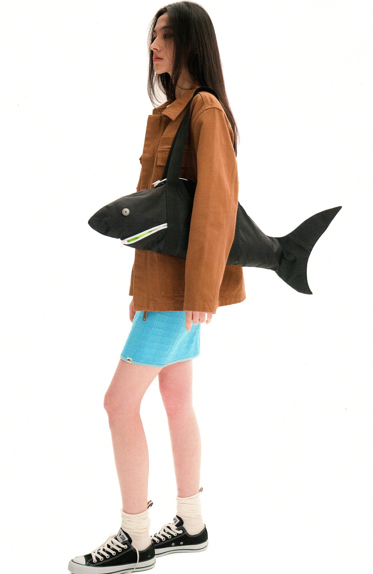URBAN+FOREST Shark-Shaped Shoulder Bag, premium urban and streetwear designers apparel on PROJECTISR.com, URBAN+FOREST