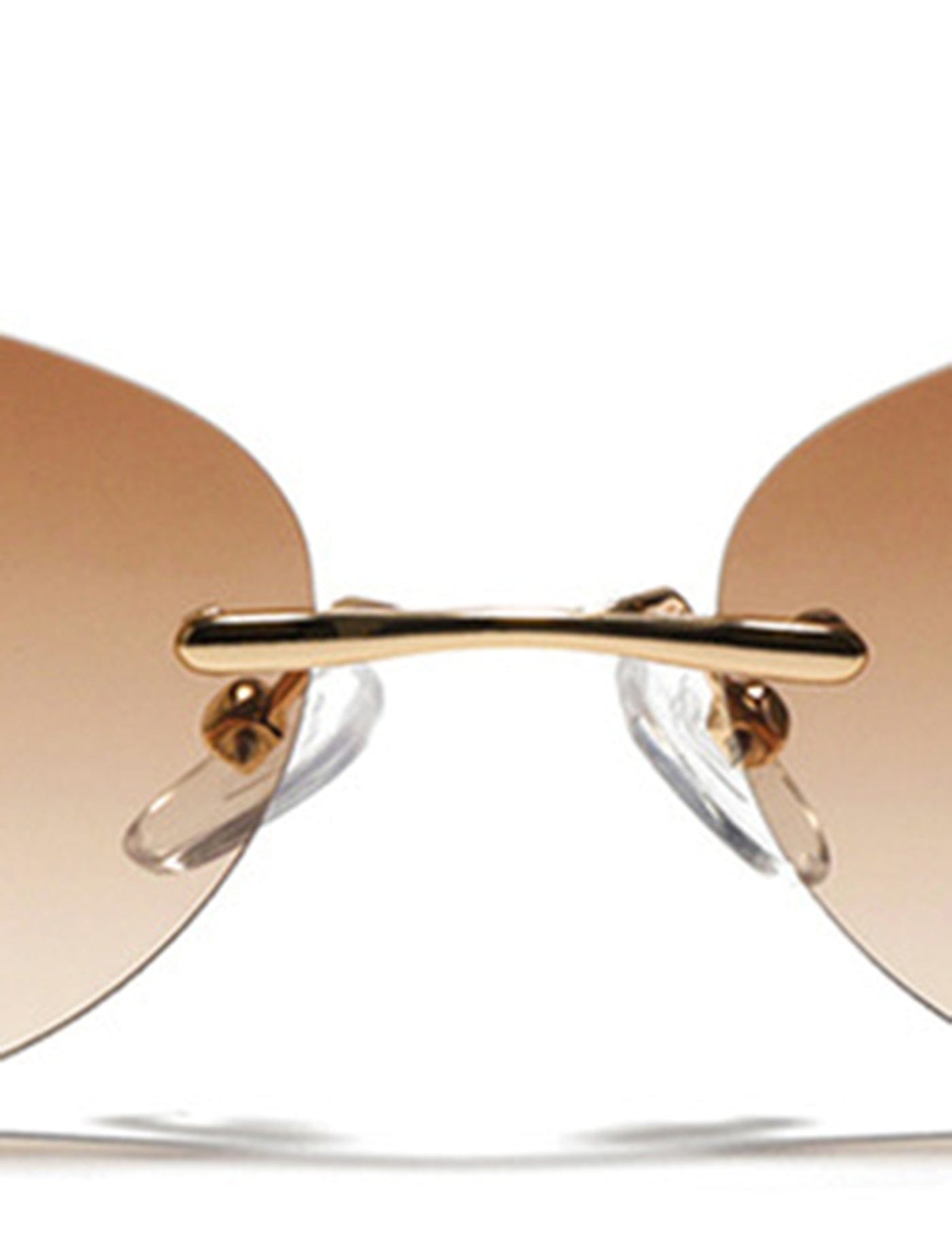 DAMAGE ASIA OPTICALS Rimless Gradient Sunglasses, premium urban and streetwear designers apparel on PROJECTISR.com, DAMAGE ASIA