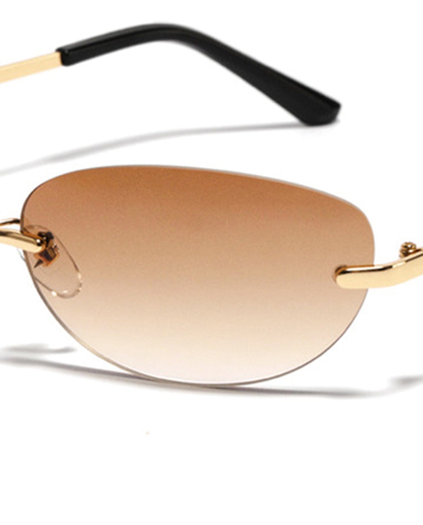 DAMAGE ASIA OPTICALS Rimless Gradient Sunglasses, premium urban and streetwear designers apparel on PROJECTISR.com, DAMAGE ASIA