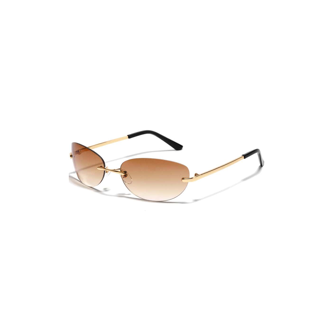 DAMAGE ASIA OPTICALS Rimless Gradient Sunglasses, premium urban and streetwear designers apparel on PROJECTISR.com, DAMAGE ASIA