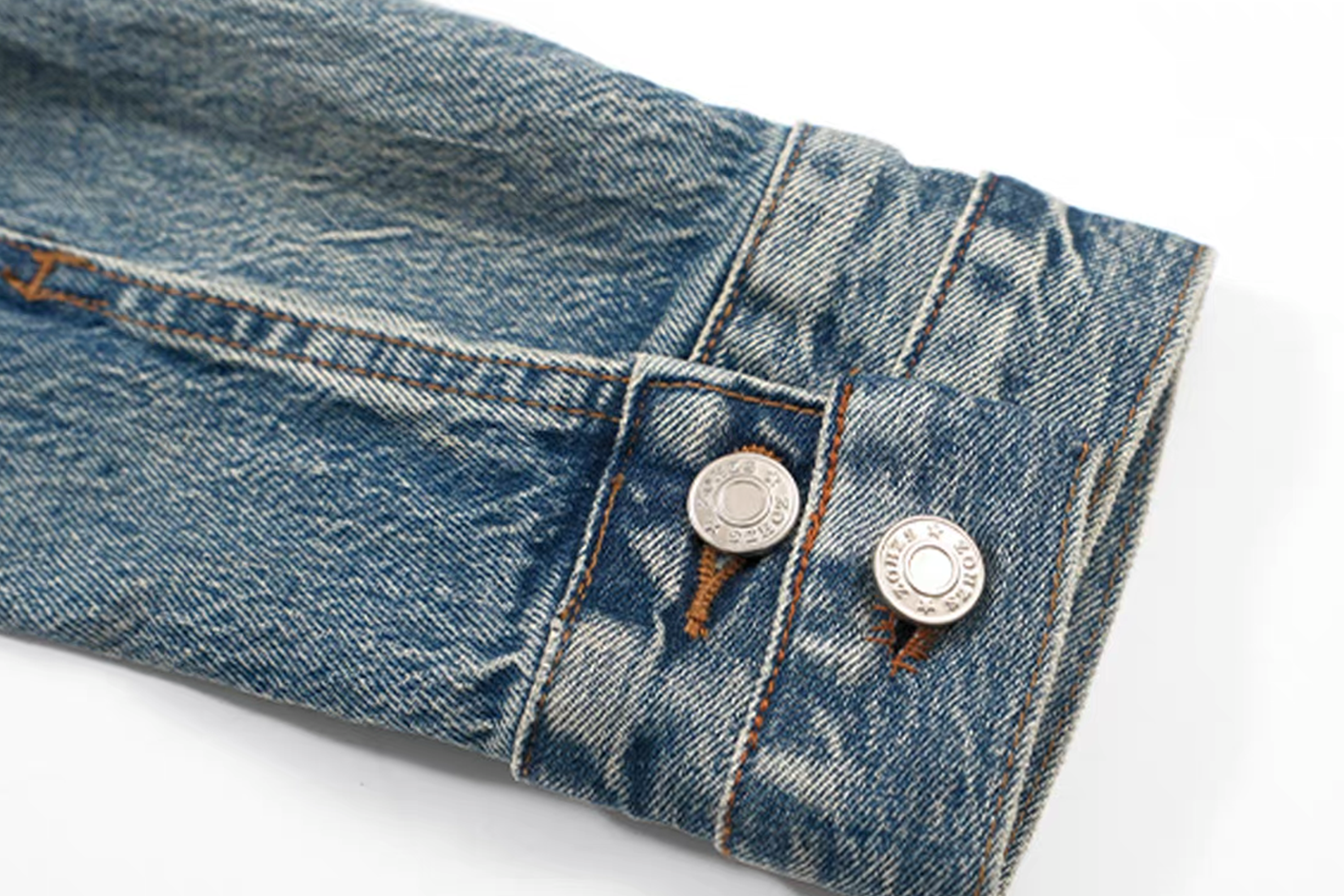 NOTHINGNESS WORLD Washed Multi-Print Denim Jacket, premium urban and streetwear designers apparel on PROJECTISR.com, NOTHINGNESS WORLD