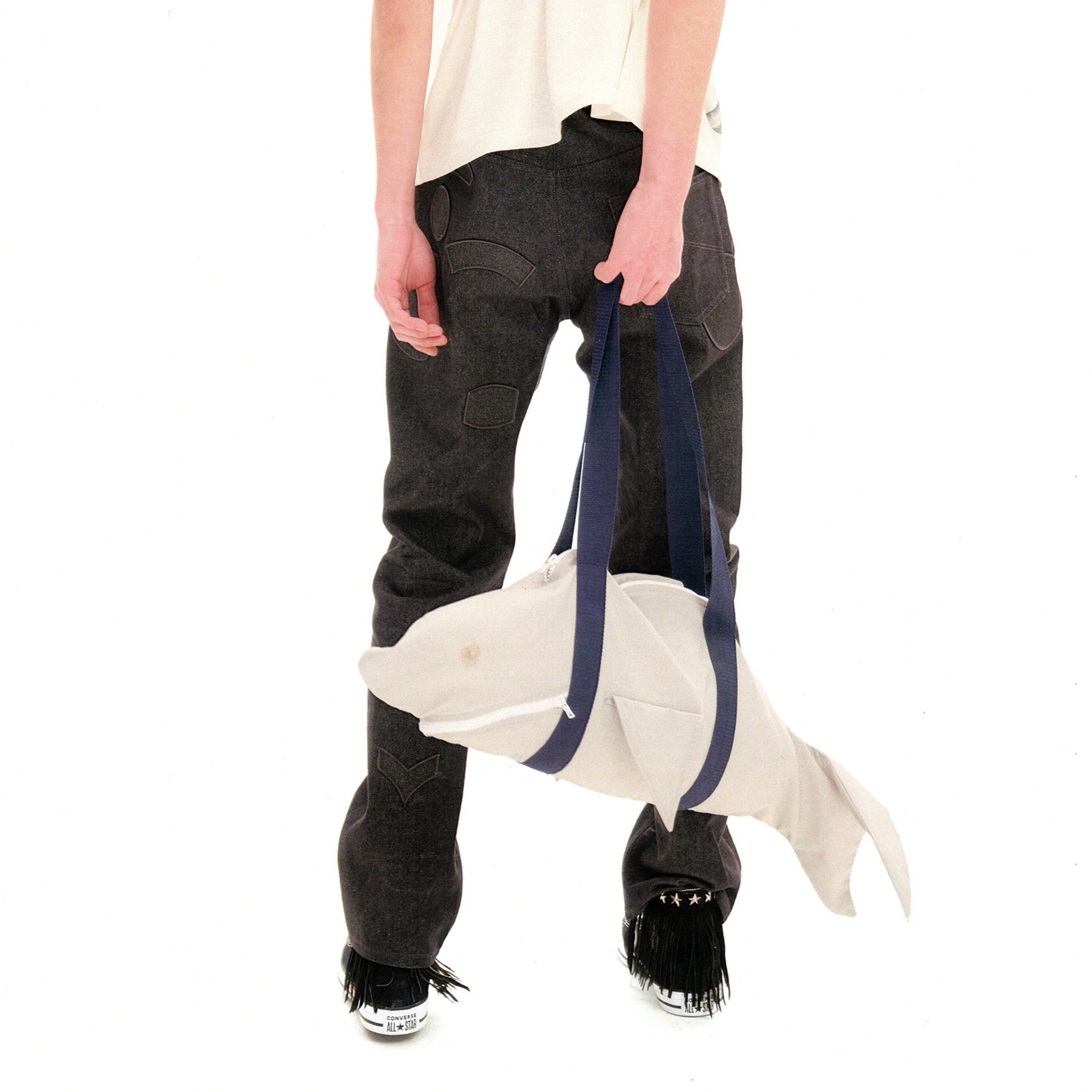 URBAN+FOREST Minimal Patch Straight-Leg Denim, premium urban and streetwear designers apparel on PROJECTISR.com, URBAN+FOREST