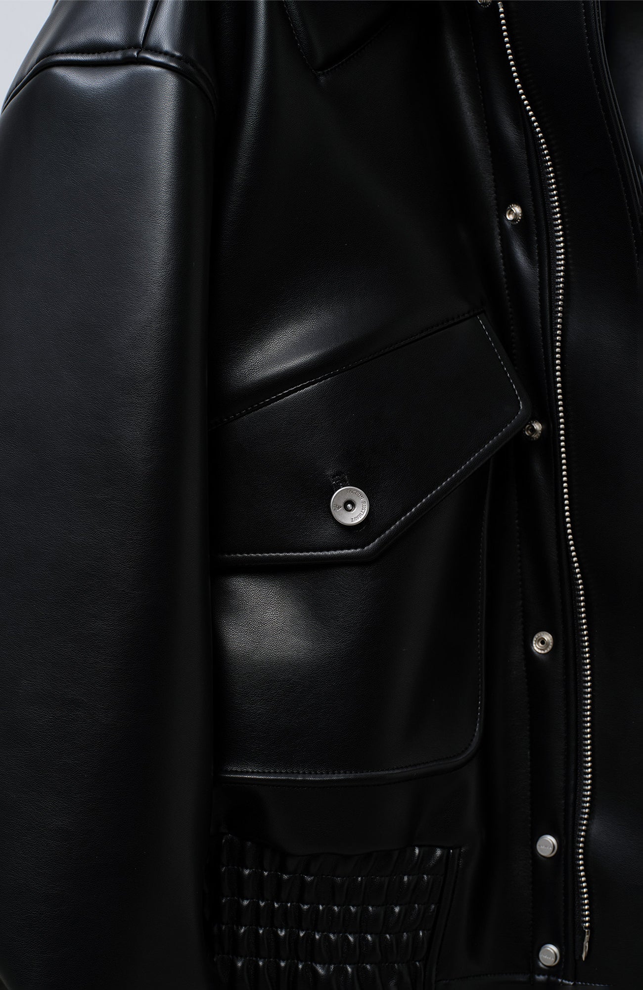 FACEONLAB Arm-Patched Bomber Oversized Jacket, premium urban and streetwear designers apparel on PROJECTISR.com, FACEONLAB