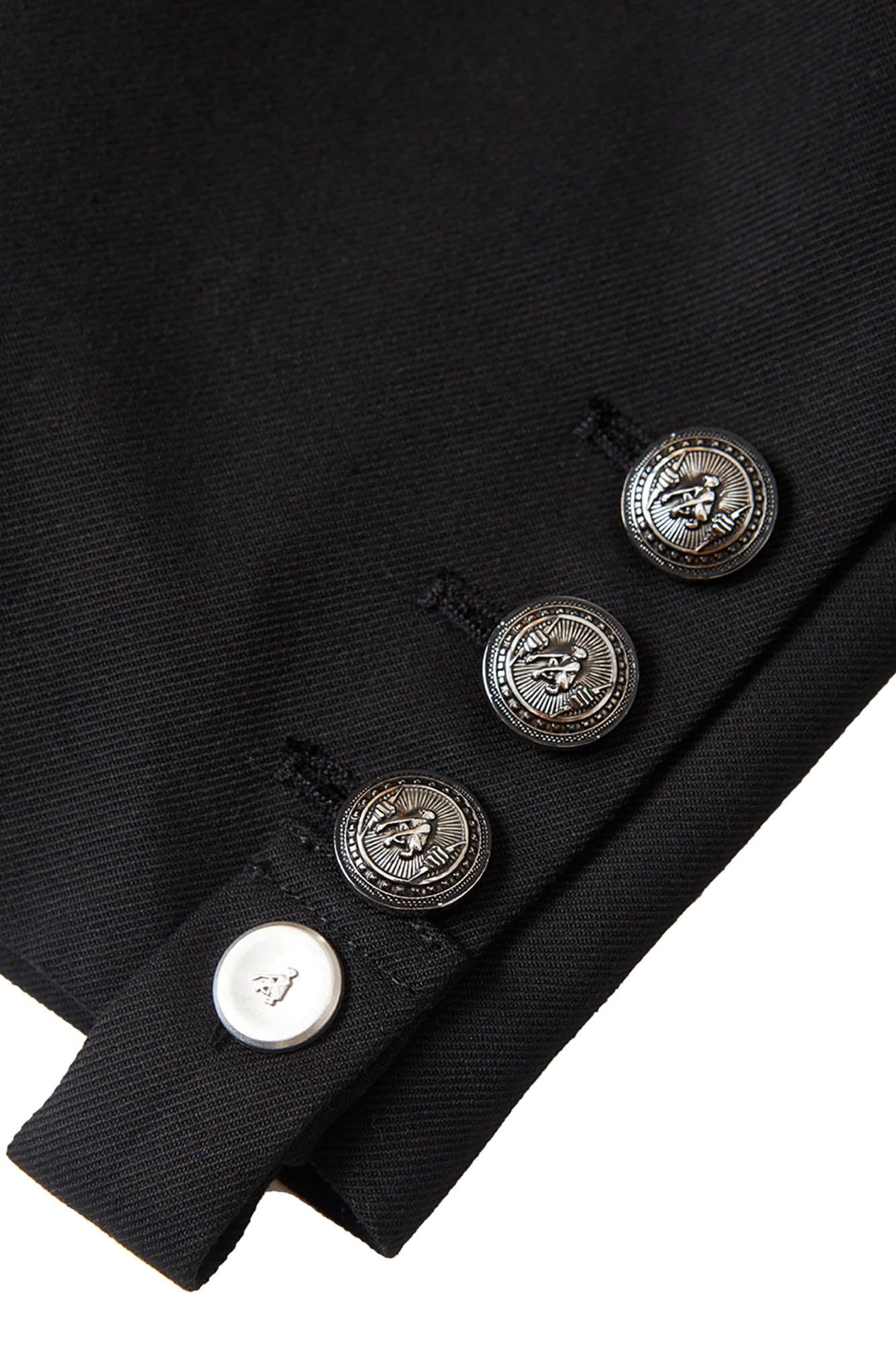 FACEONLAB Wool-Blended Cropped Uniform Blazer, premium urban and streetwear designers apparel on PROJECTISR.com, FACEONLAB