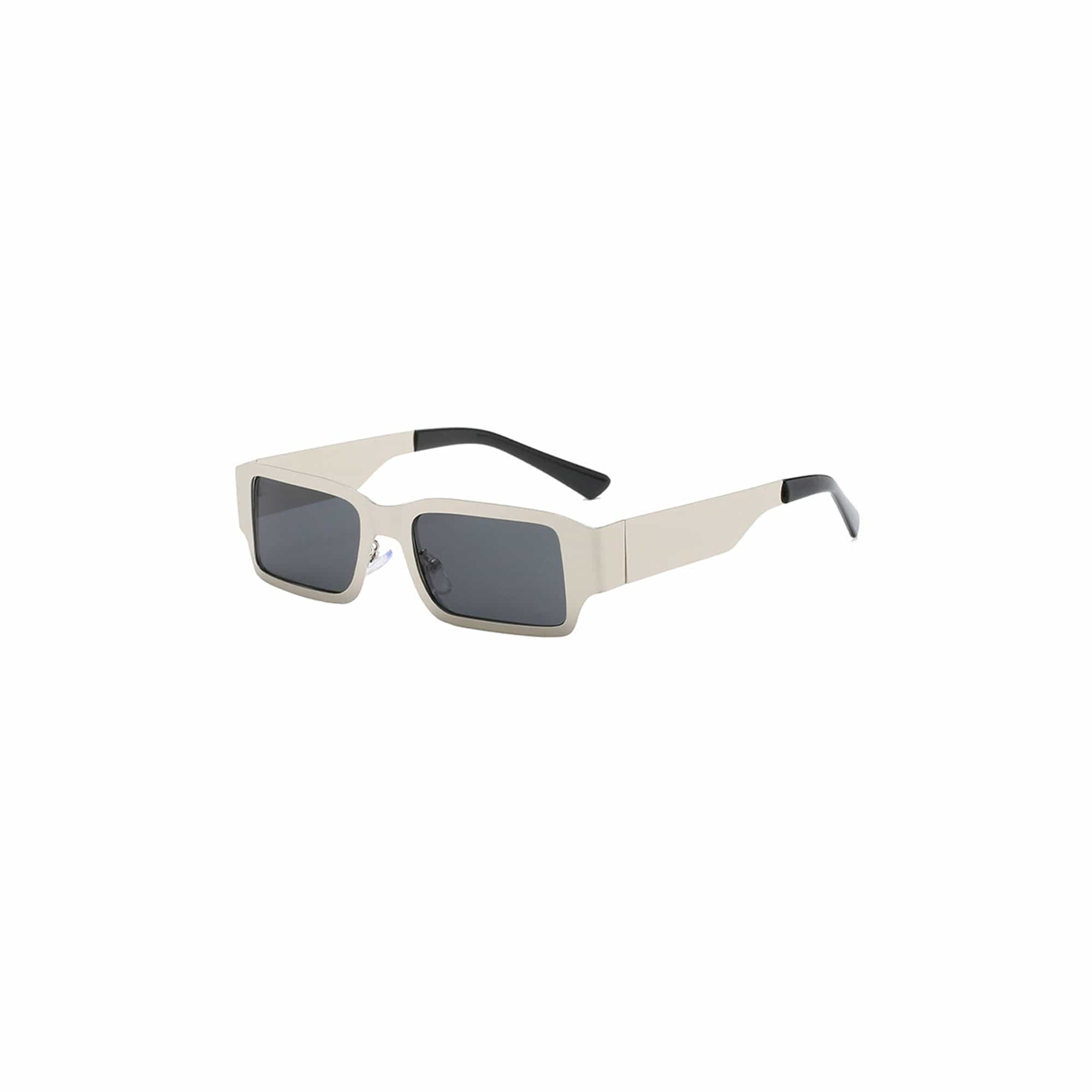 DAMAGE ASIA OPTICALS Metallic Square Frame Sunglasses, premium urban and streetwear designers apparel on PROJECTISR.com, DAMAGE ASIA