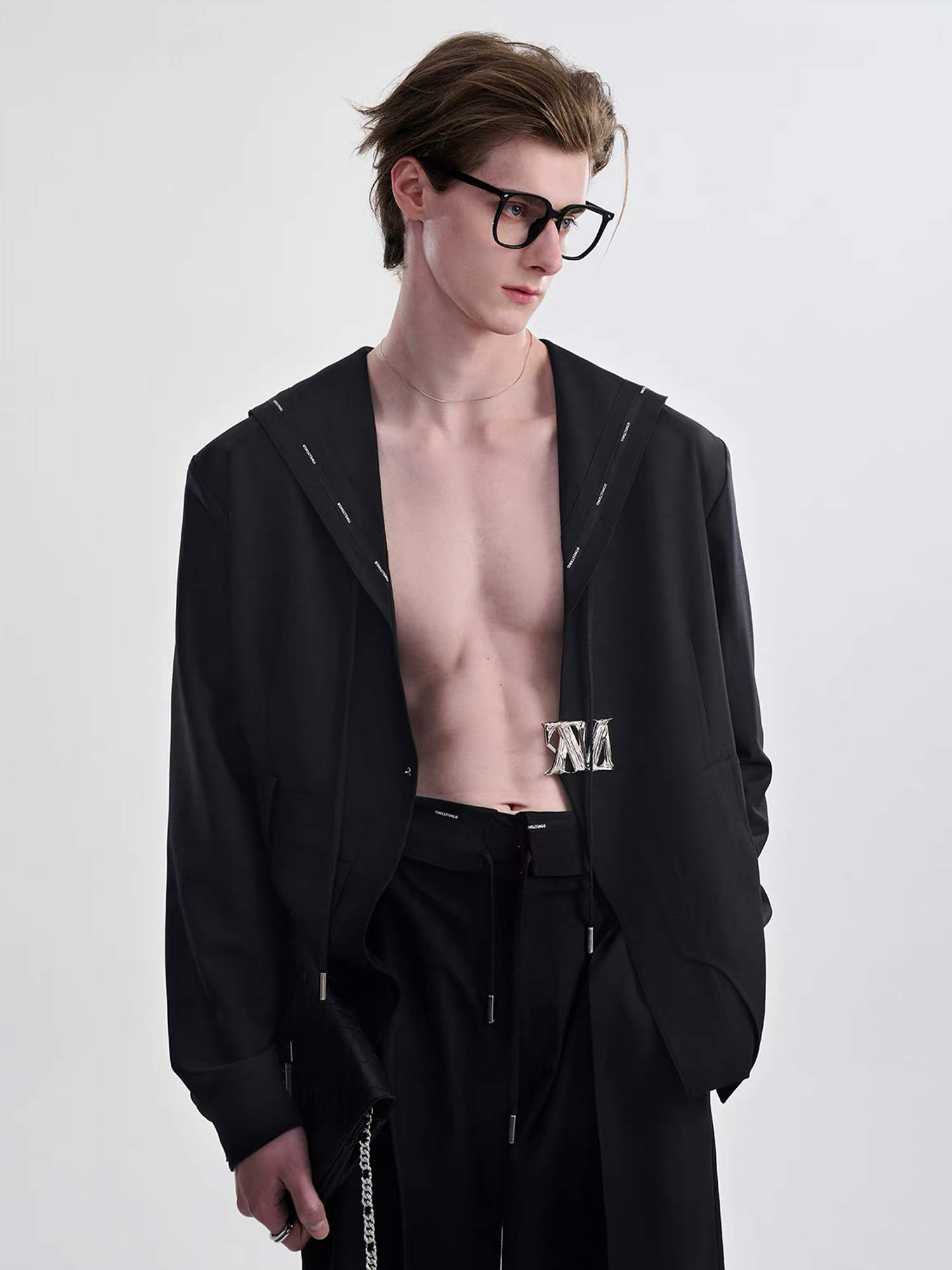 TIWILLTANG Minimal Sailor Collar Shirt