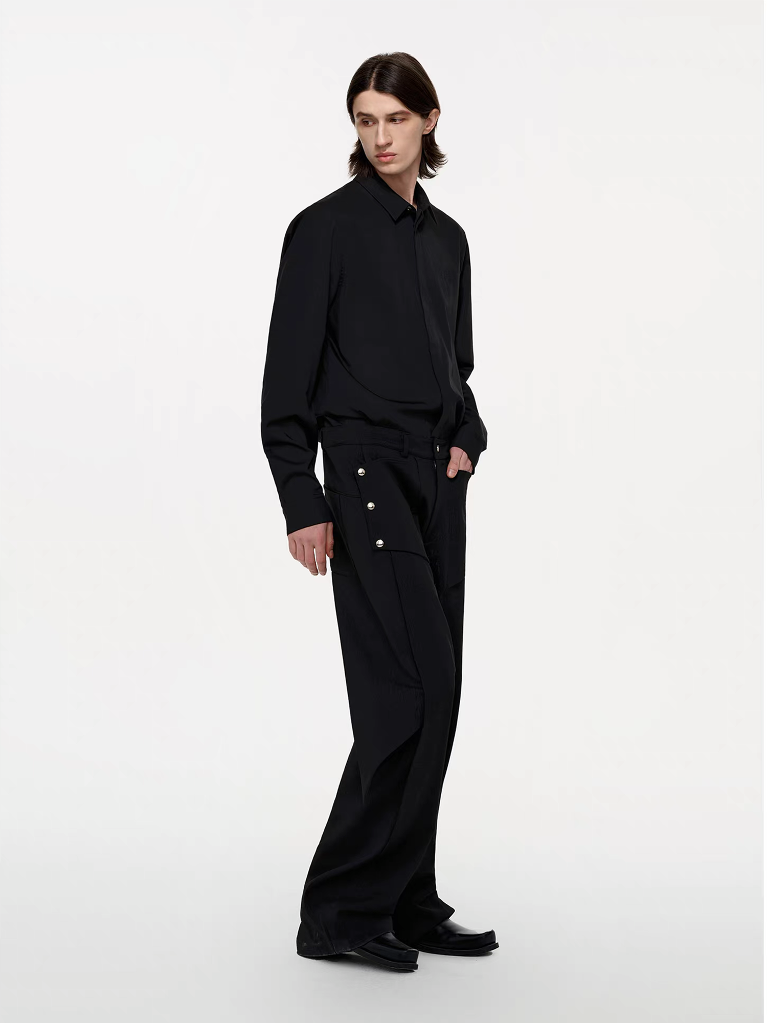 TIWILLTANG Detachable Pocket Flap Trousers