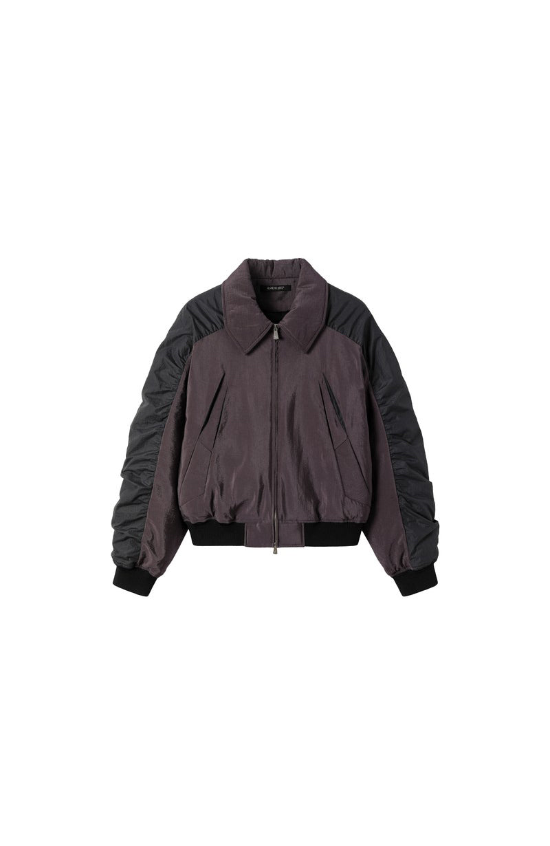 ALVNG AR ANTS Tucked Pleats Saber Sleeve Jacket